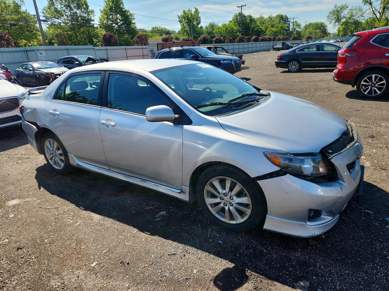 2009 Toyota Corolla S Серебряный vin: 1NXBU40E59Z112875