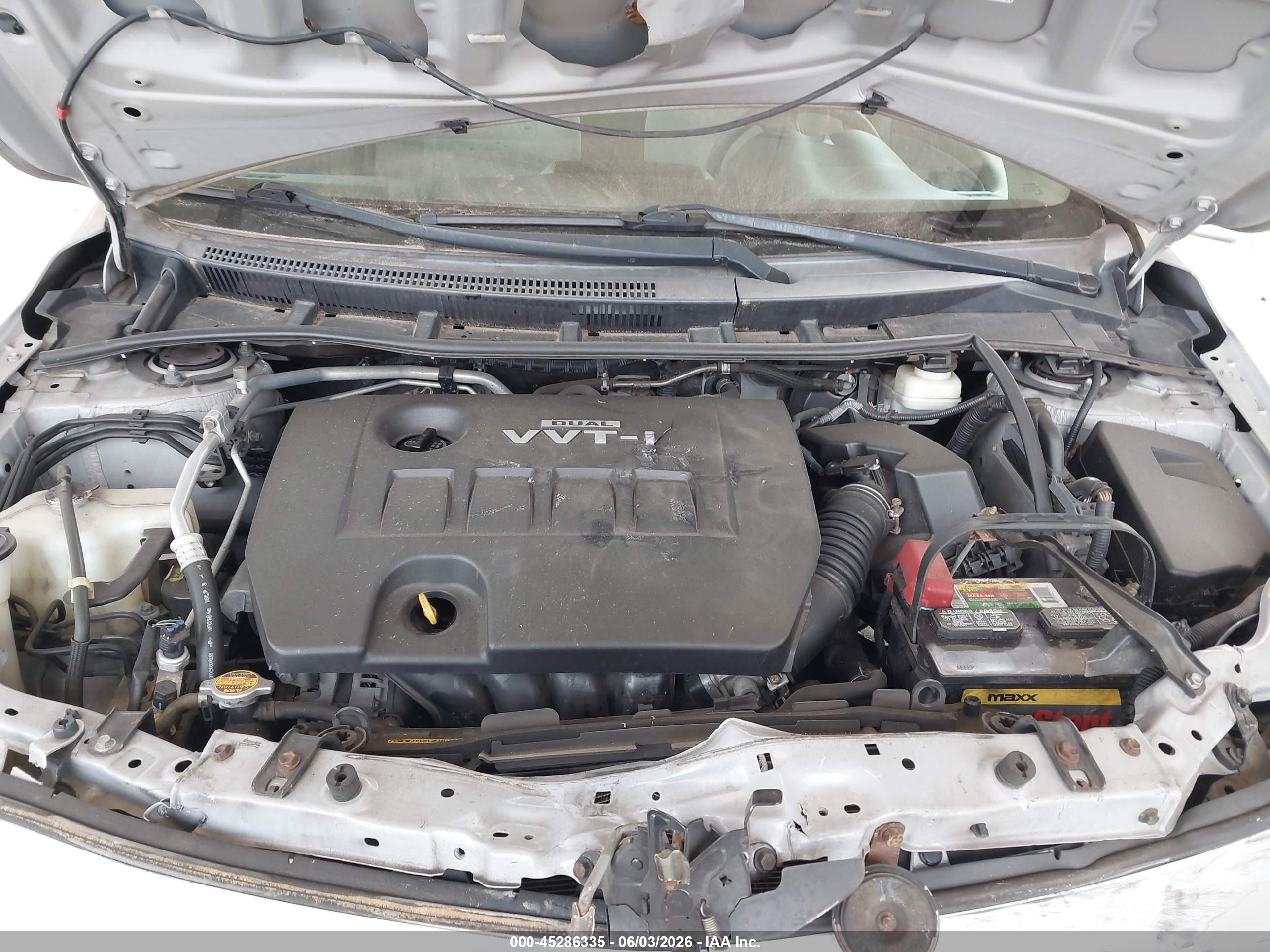 2009 Toyota Corolla Le Silver vin: 1NXBU40E59Z118496