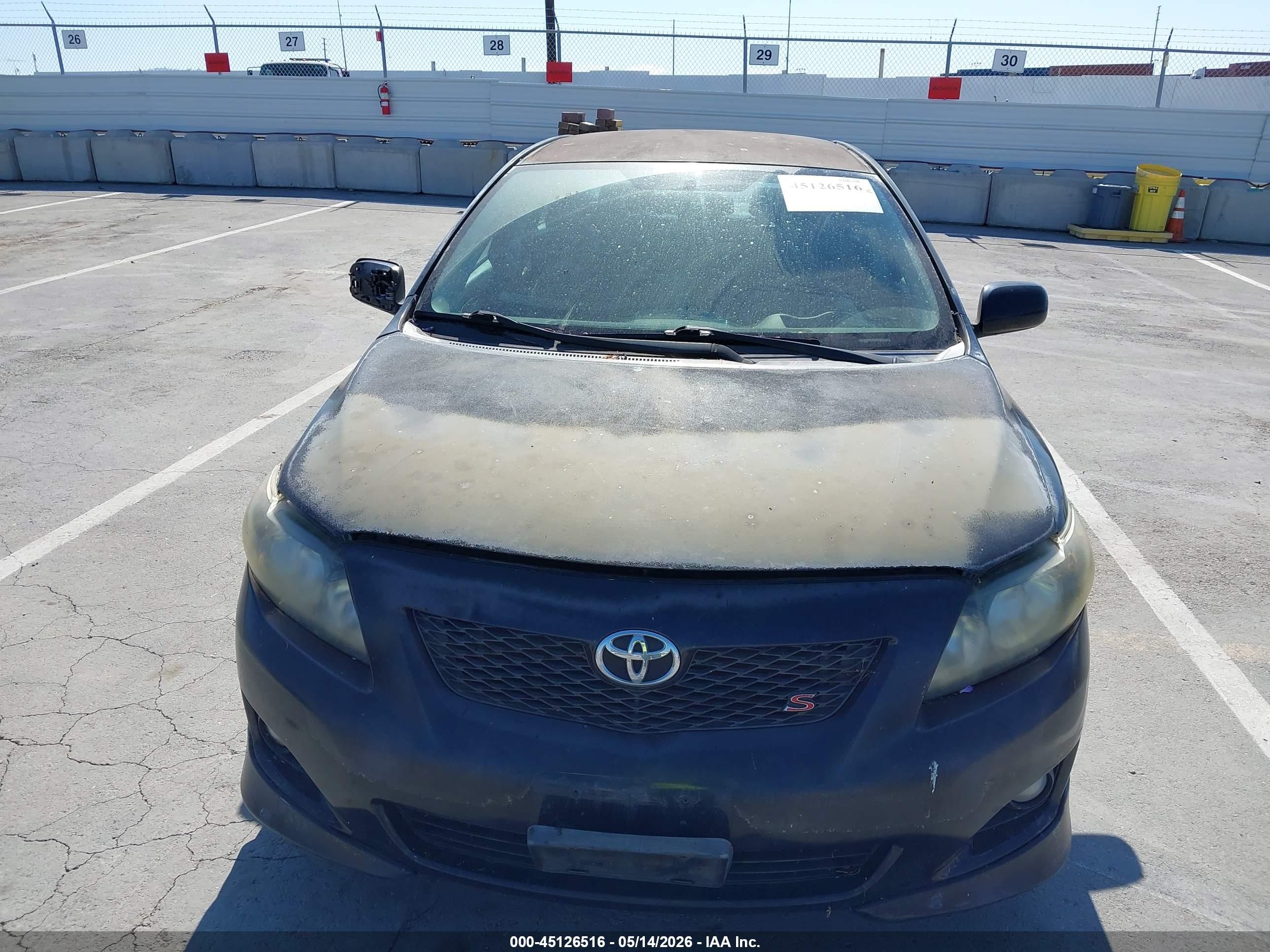 2009 Toyota Corolla S Black vin: 1NXBU40E59Z121138
