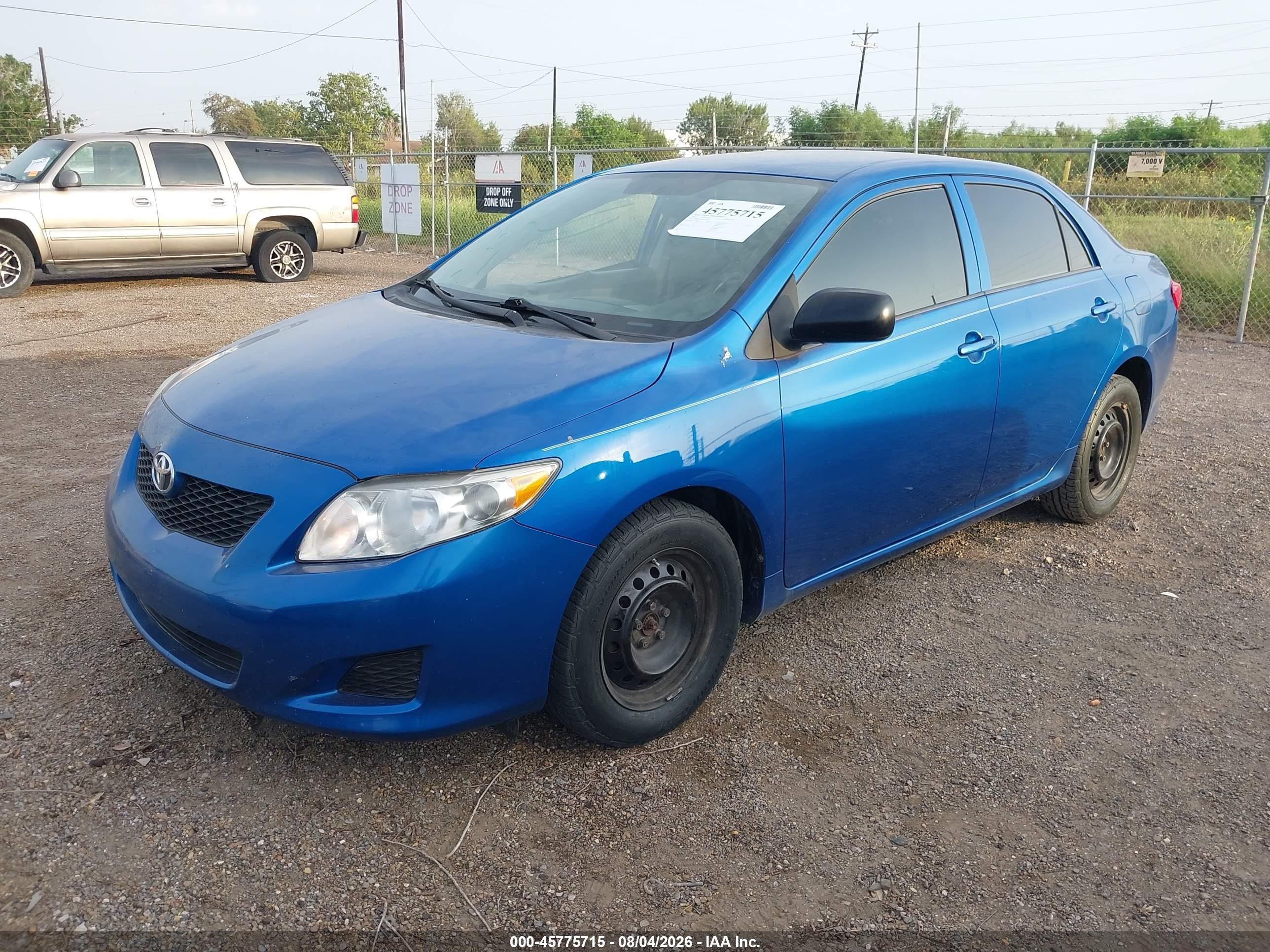 2009 Toyota Corolla Blue vin: 1NXBU40E59Z125528