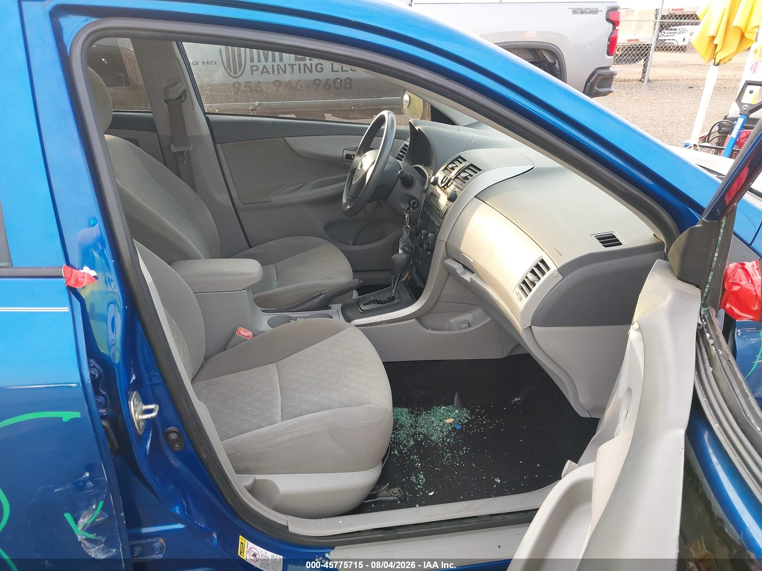 2009 Toyota Corolla Blue vin: 1NXBU40E59Z125528