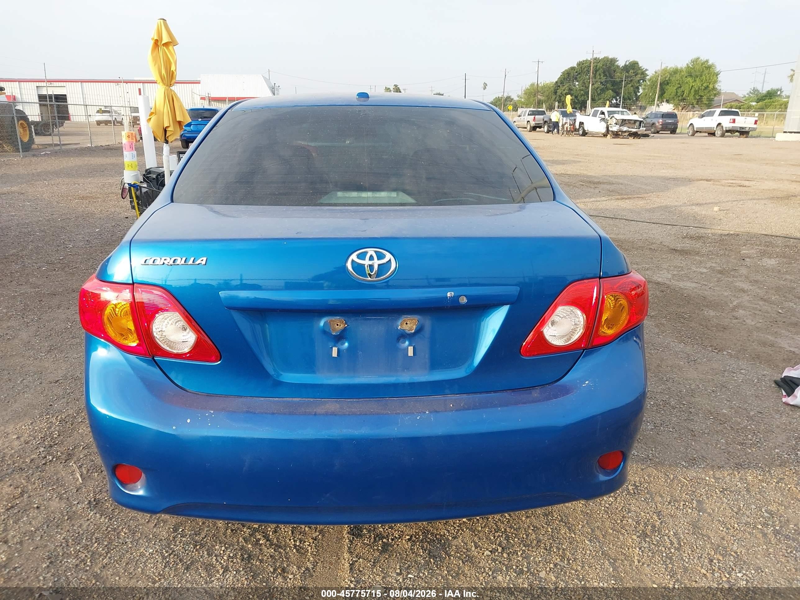 2009 Toyota Corolla Blue vin: 1NXBU40E59Z125528