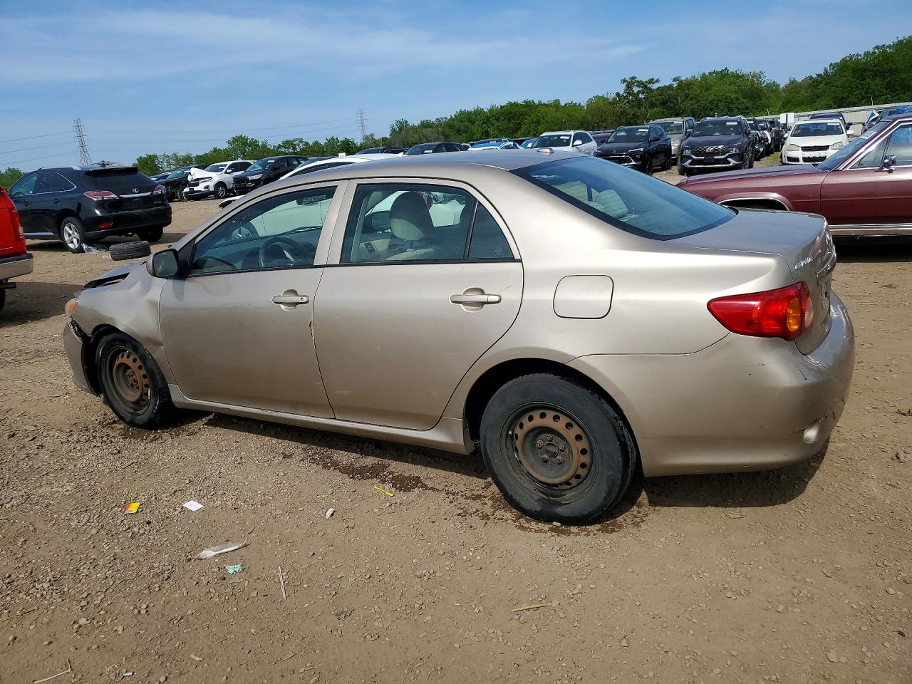 2009 Toyota Corolla Le Gold vin: 1NXBU40E59Z132995