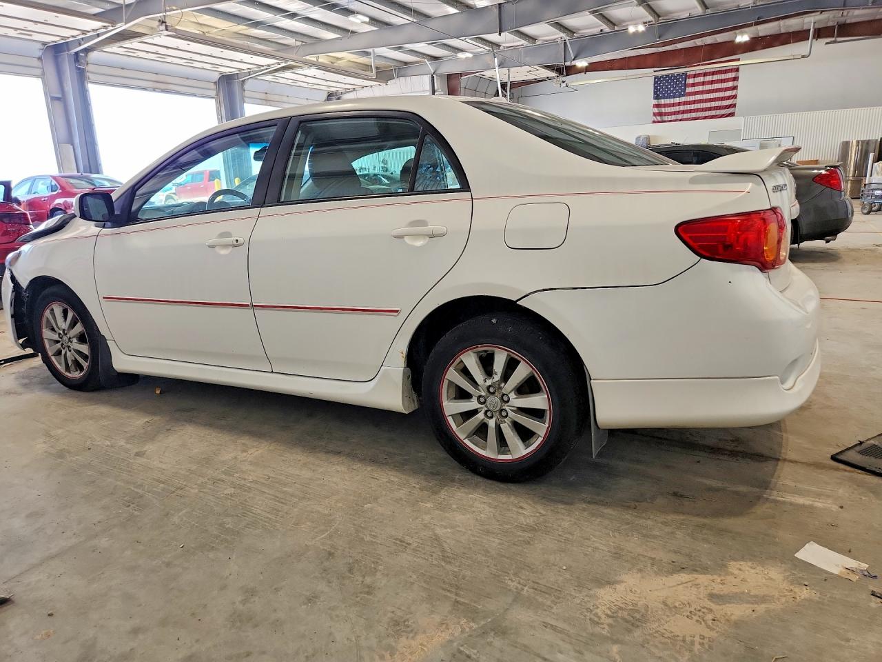 2009 Toyota Corolla S White vin: 1NXBU40E59Z134066