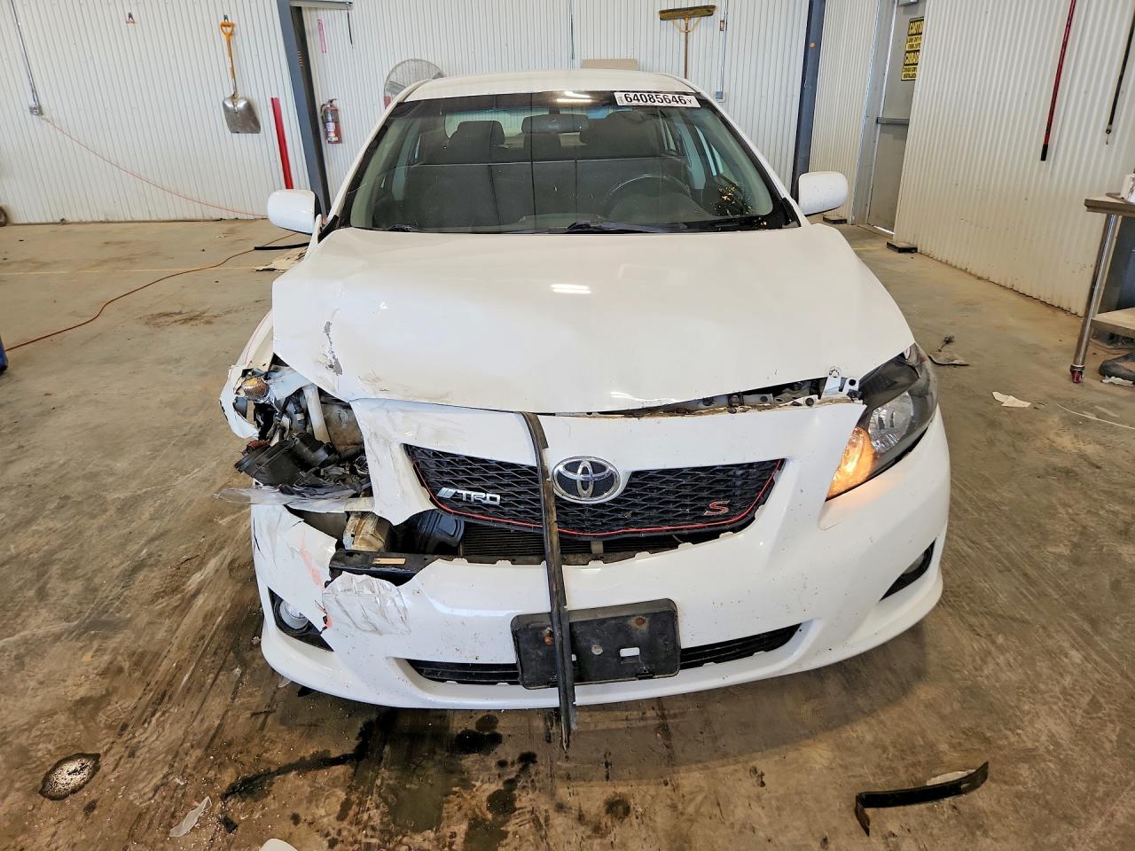 2009 Toyota Corolla S White vin: 1NXBU40E59Z134066