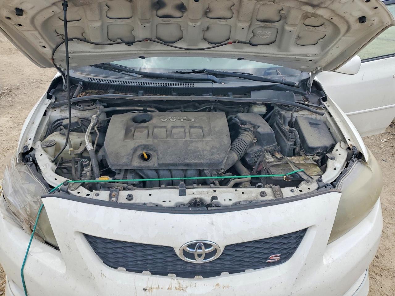 2009 Toyota Corolla S White vin: 1NXBU40E59Z134178