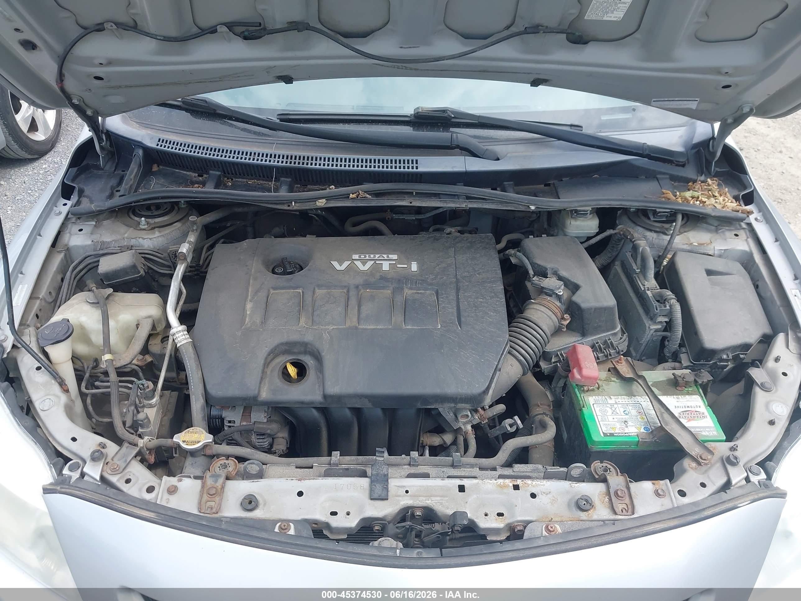 2009 Toyota Corolla Le Silver vin: 1NXBU40E59Z147903