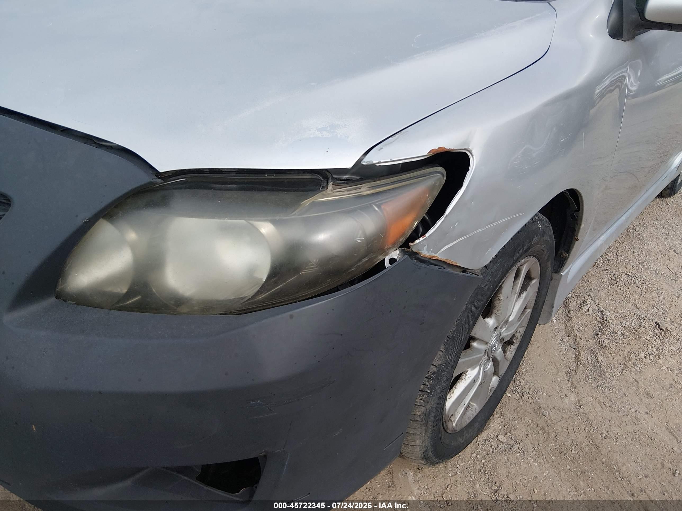 2009 Toyota Corolla S Серебряный vin: 1NXBU40E59Z150655