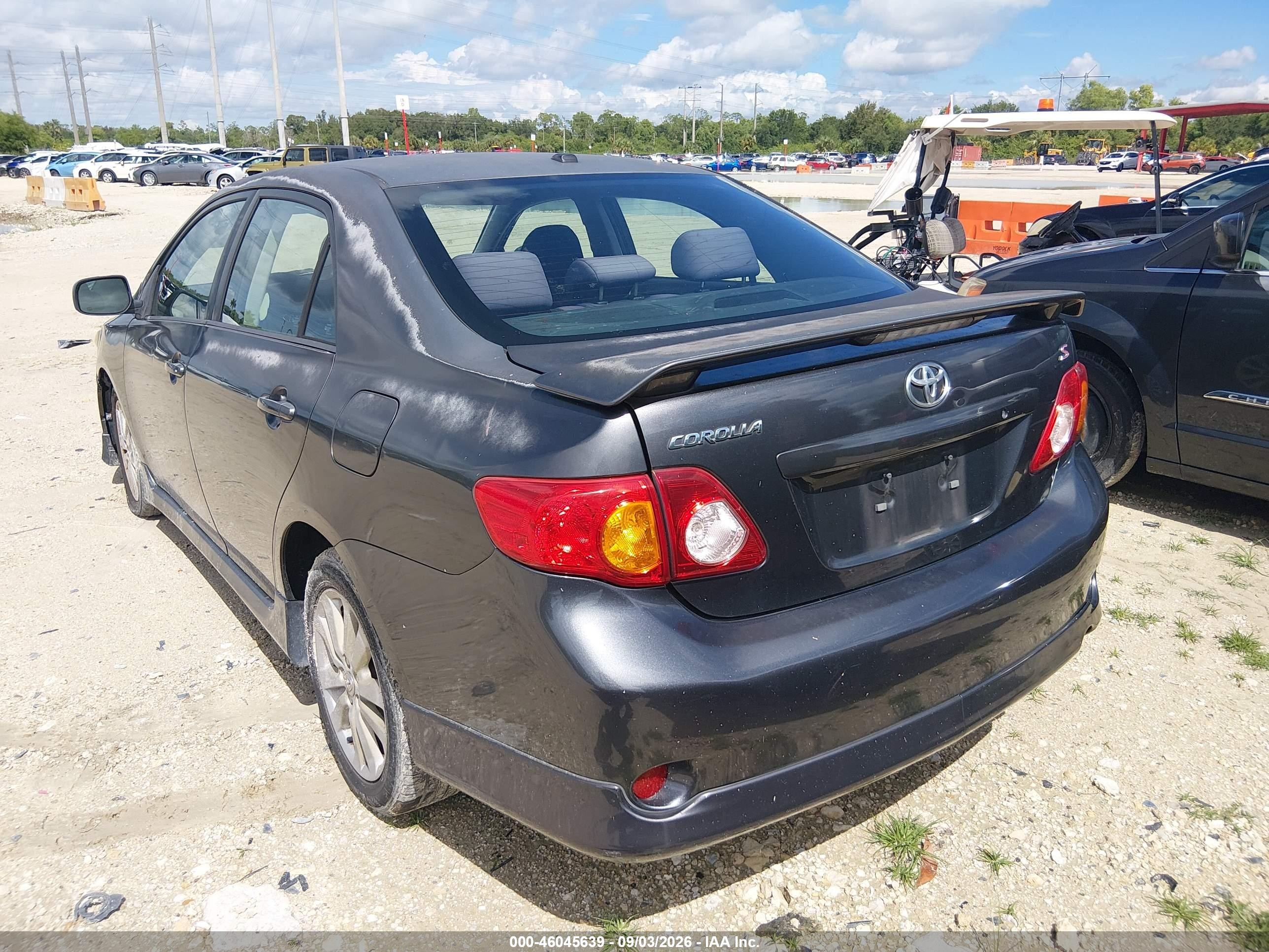 2009 Toyota Corolla S Gray vin: 1NXBU40E59Z158321