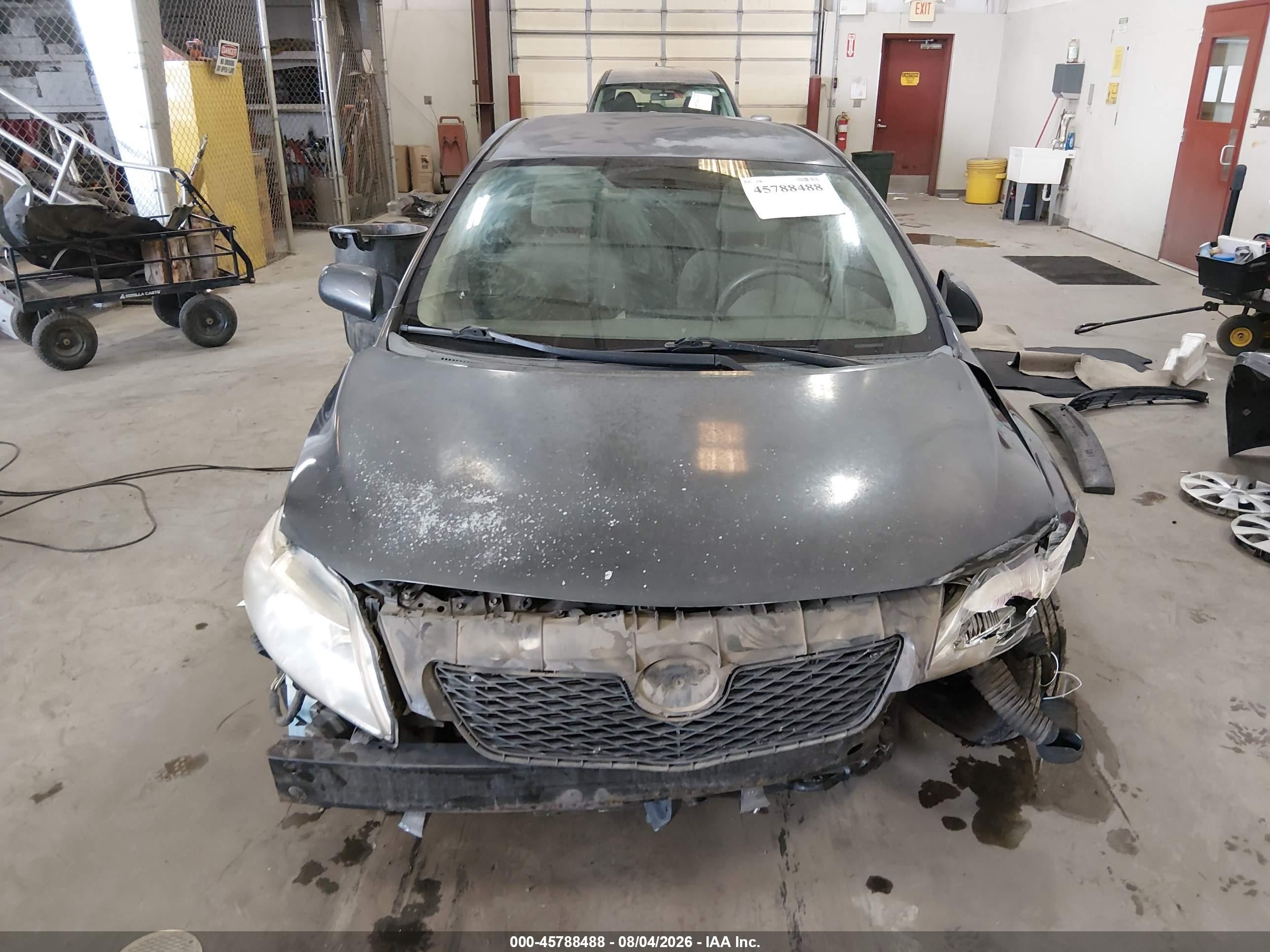 2009 Toyota Corolla Le Gray vin: 1NXBU40E69Z011733