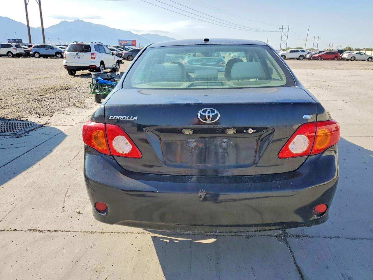2009 Toyota Corolla Le Black vin: 1NXBU40E69Z014518