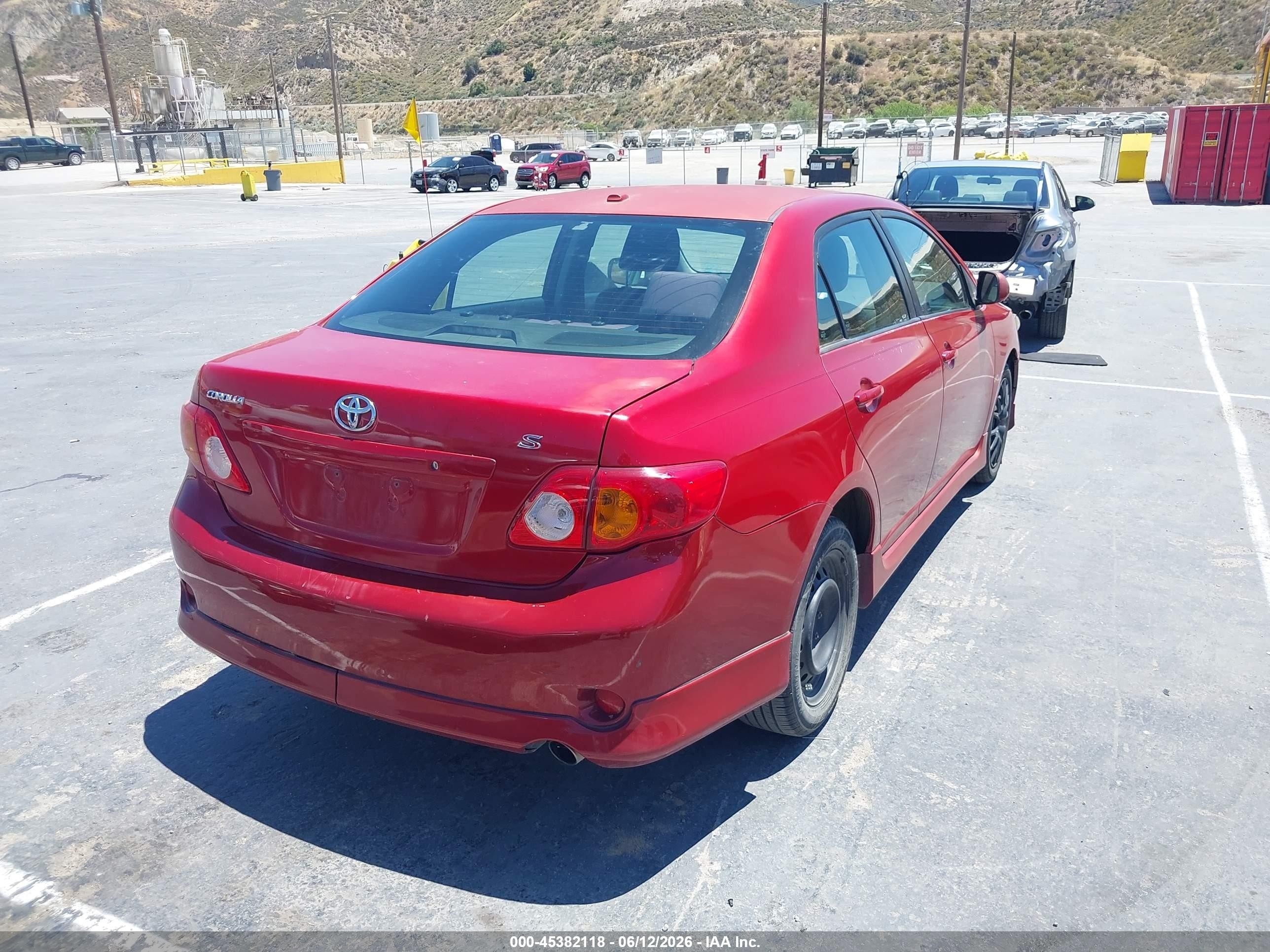 2009 Toyota Corolla S Красный vin: 1NXBU40E69Z014826