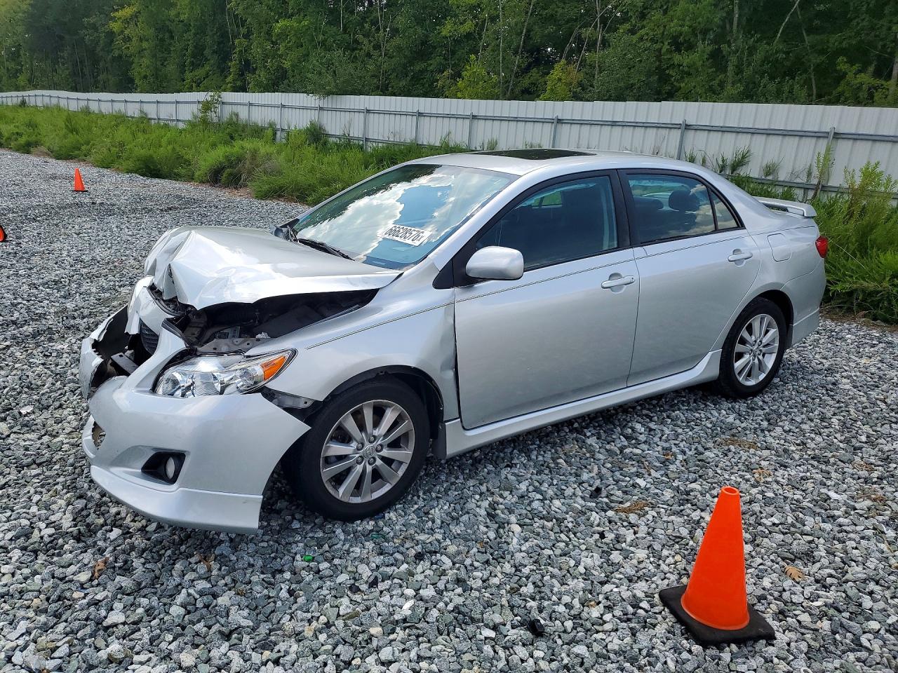 2009 Toyota Corolla S Silver vin: 1NXBU40E69Z019038