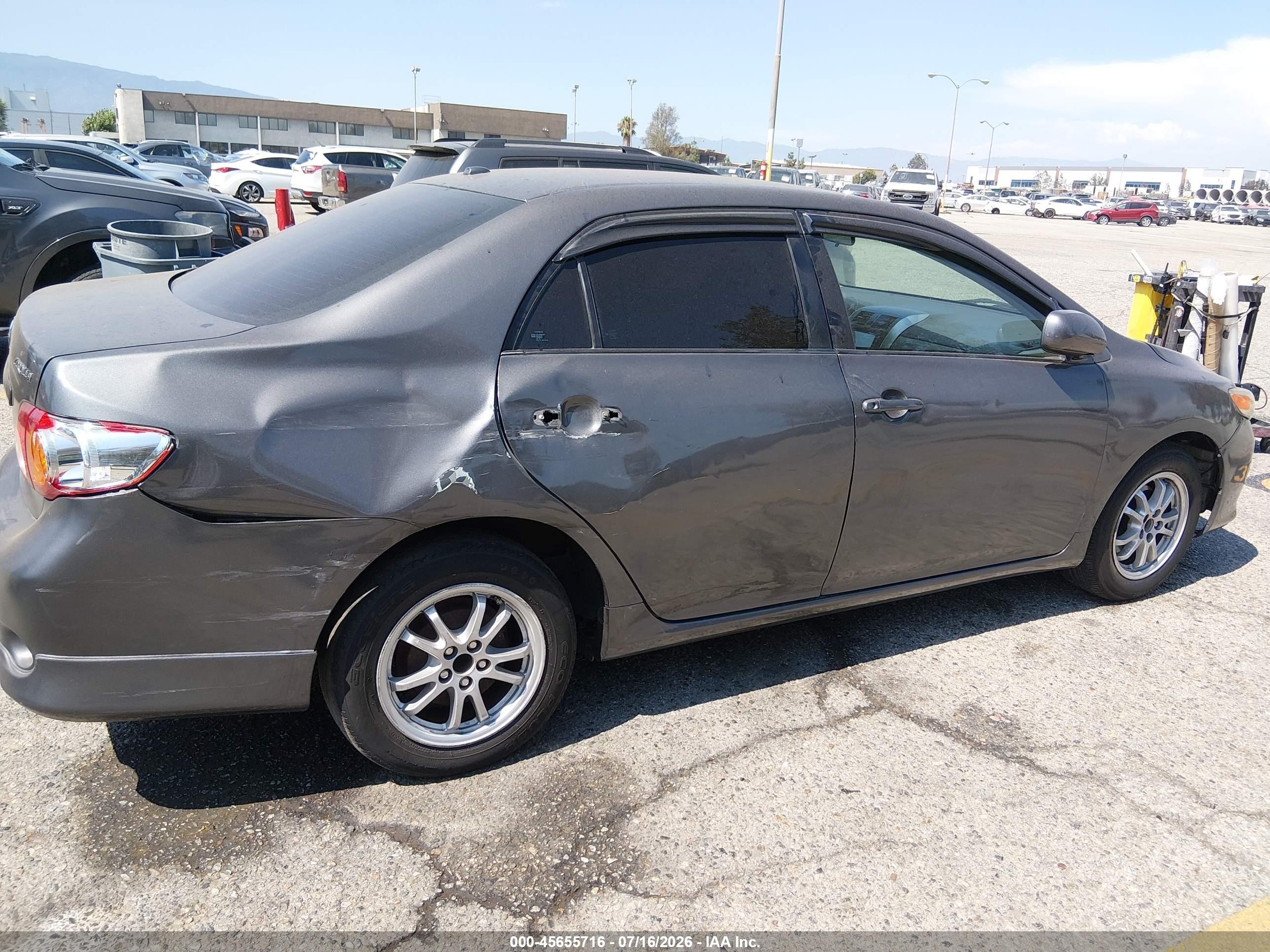 2009 Toyota Corolla   Gray vin: 1NXBU40E69Z019685