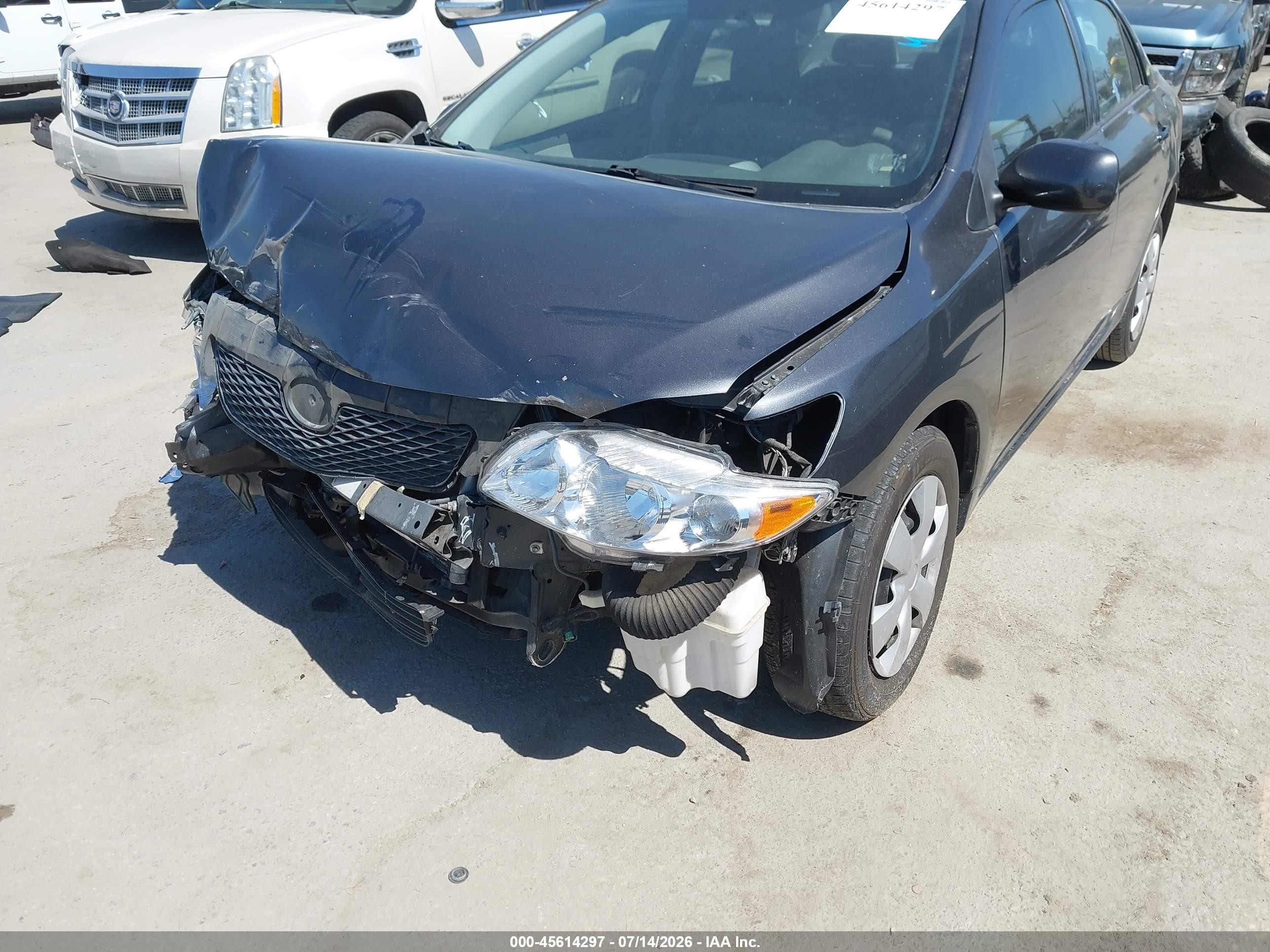 2009 Toyota Corolla Gray vin: 1NXBU40E69Z022229