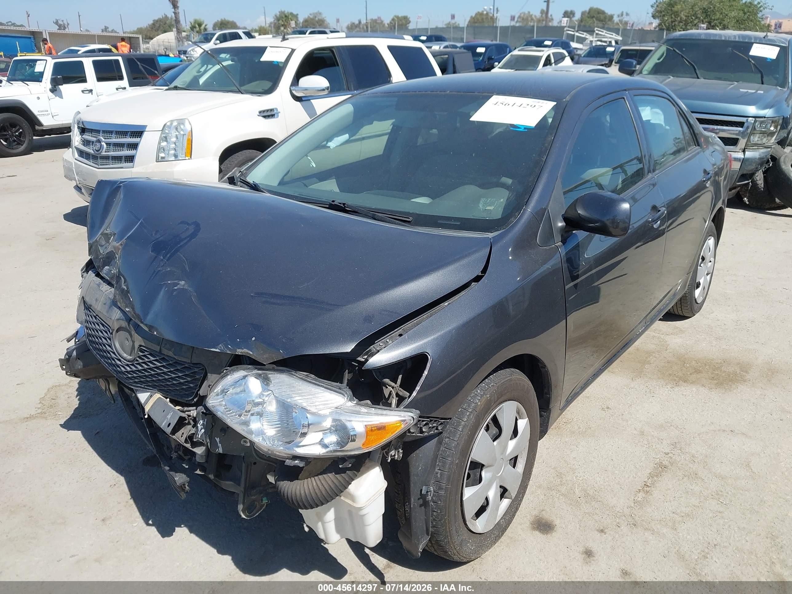 2009 Toyota Corolla Gray vin: 1NXBU40E69Z022229