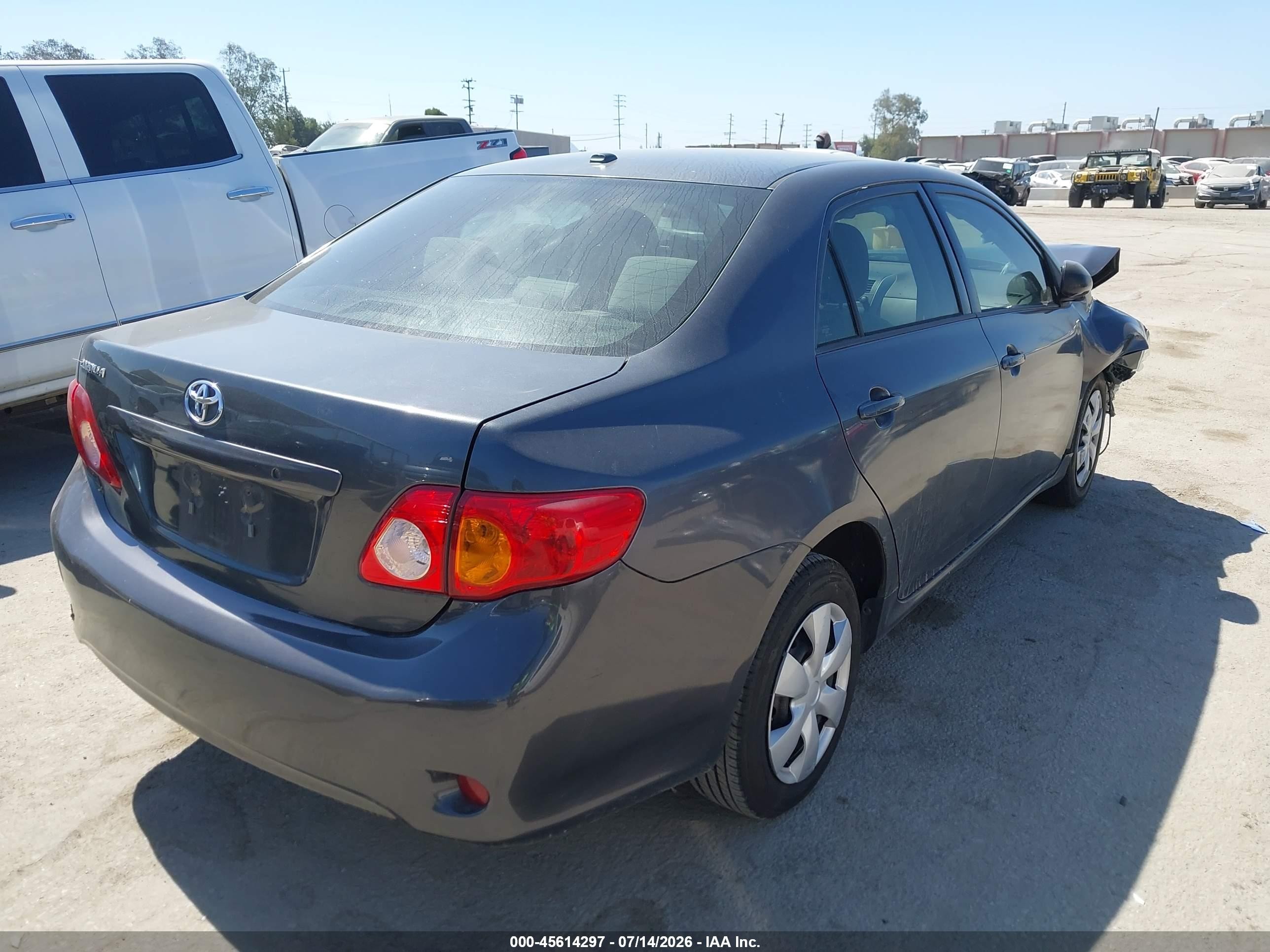 2009 Toyota Corolla Gray vin: 1NXBU40E69Z022229