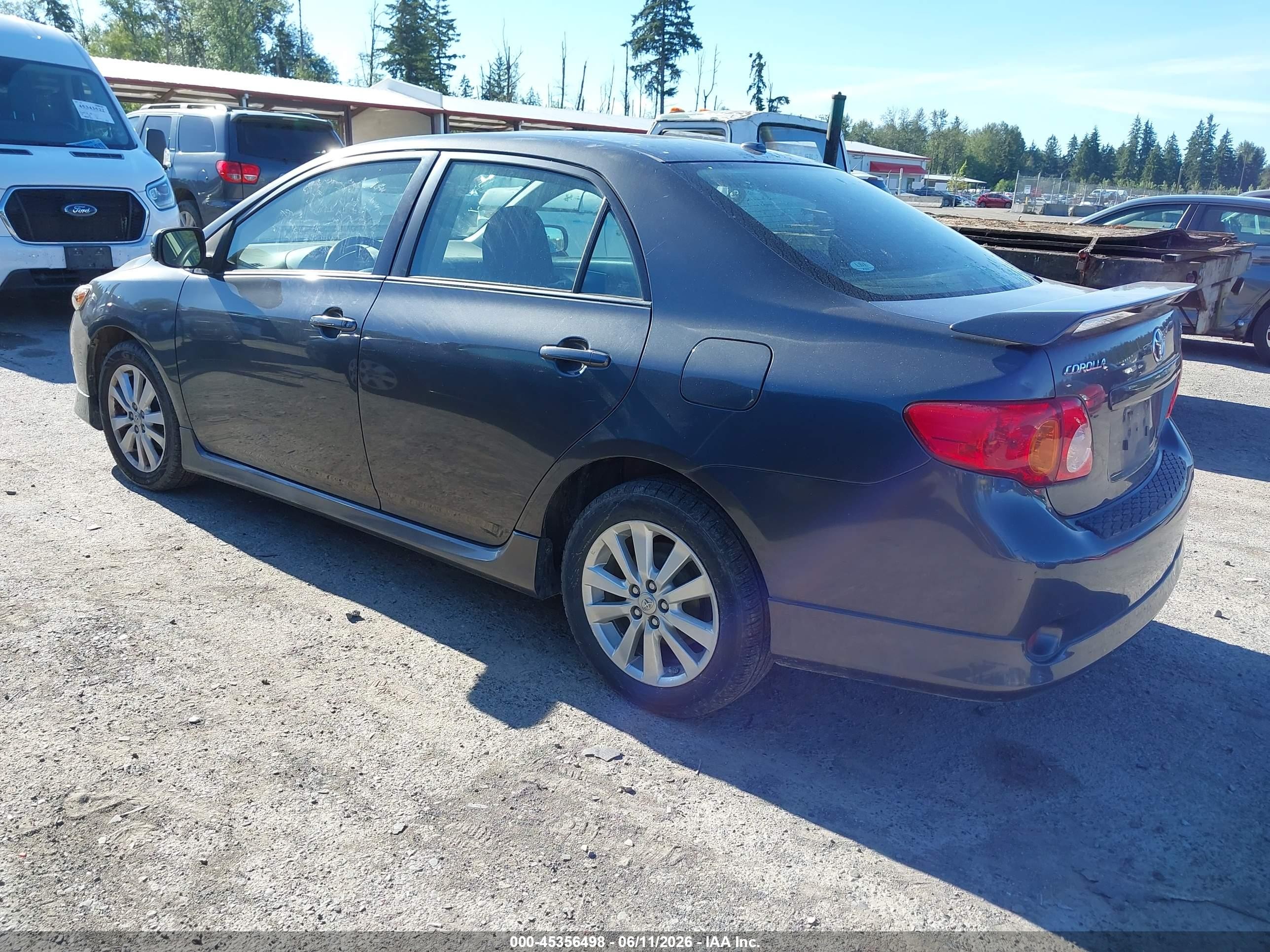 2009 Toyota Corolla S Gray vin: 1NXBU40E69Z083385