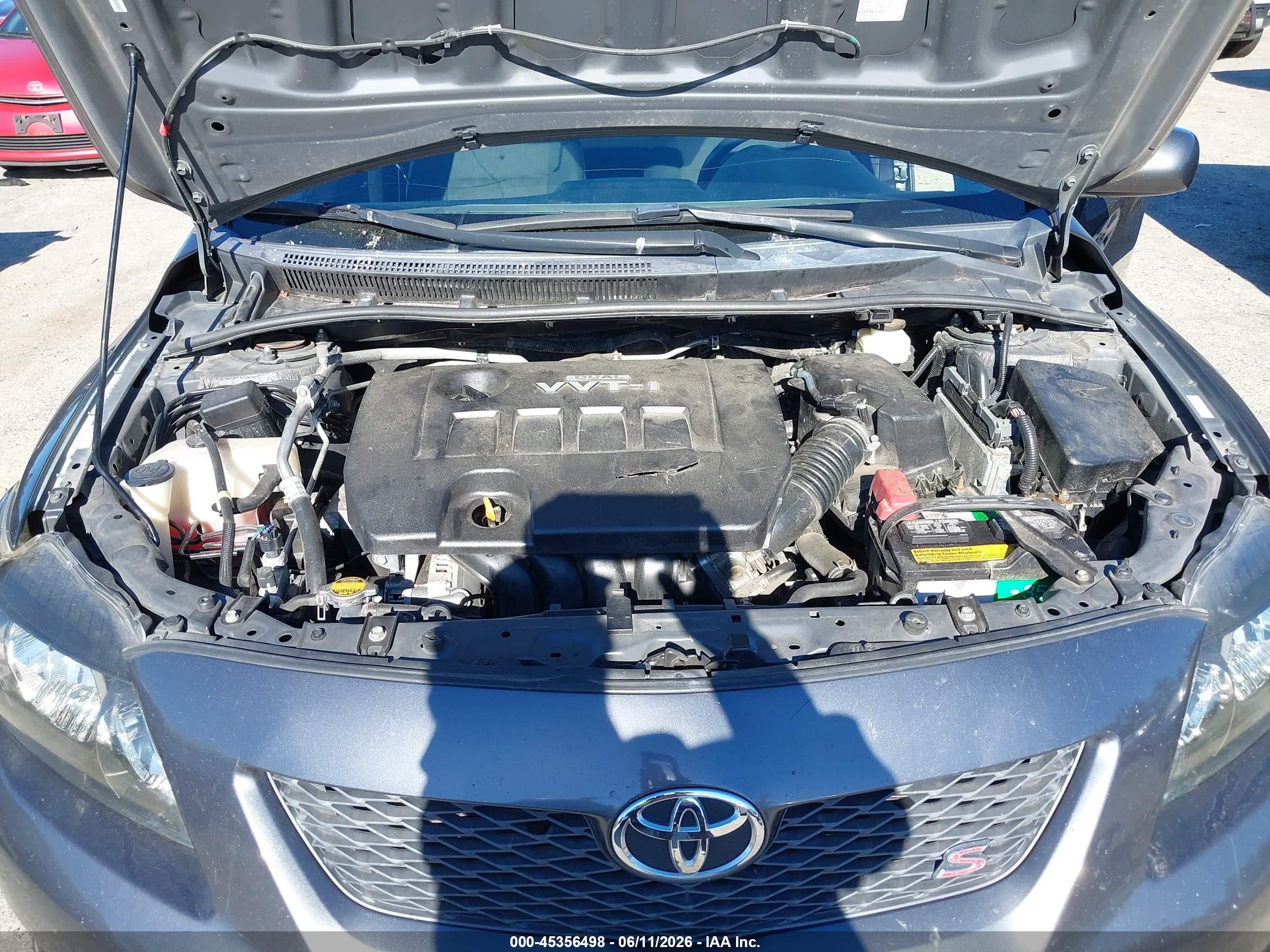 2009 Toyota Corolla S Gray vin: 1NXBU40E69Z083385