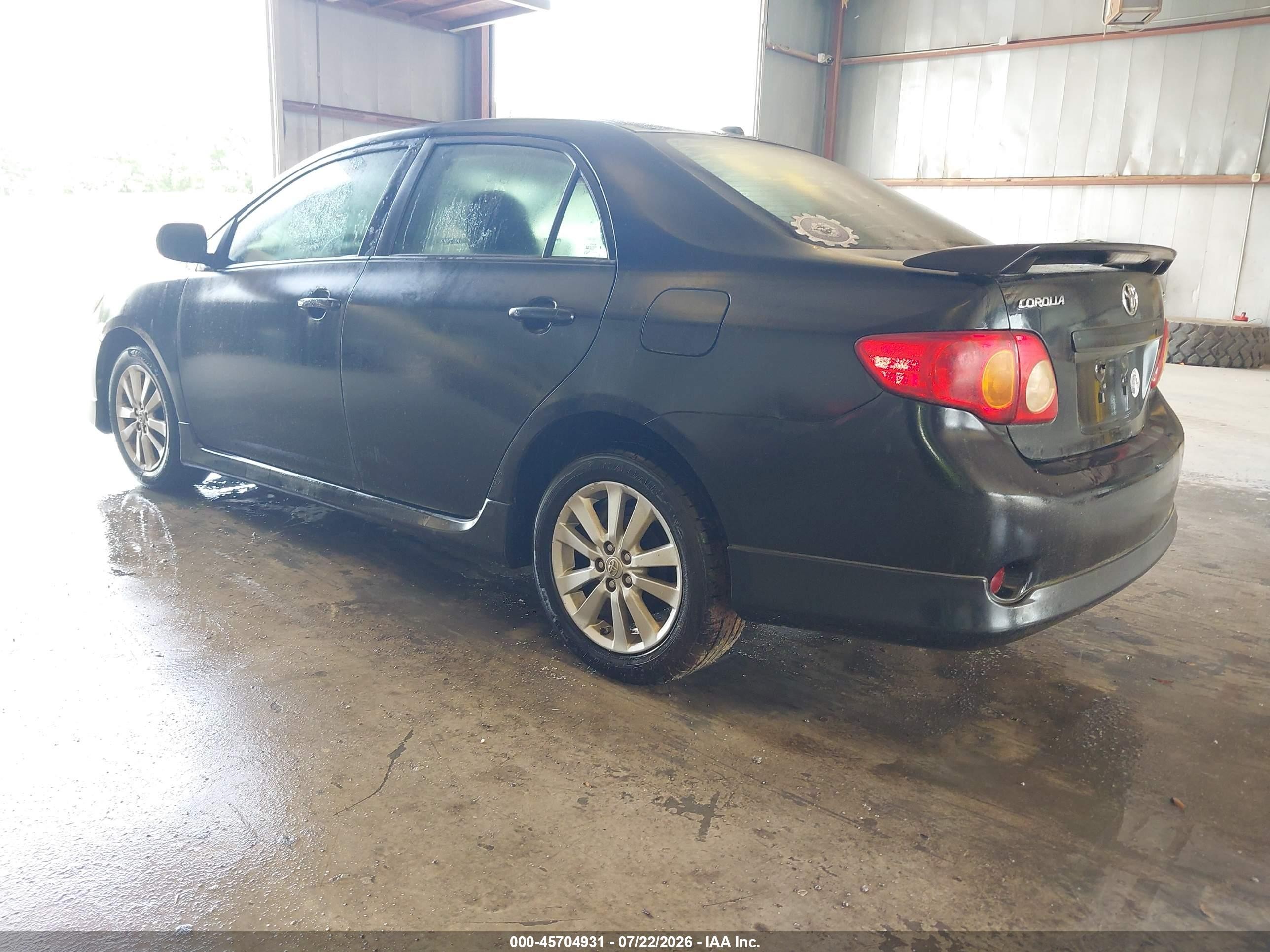 2009 Toyota Corolla S Black vin: 1NXBU40E69Z088036