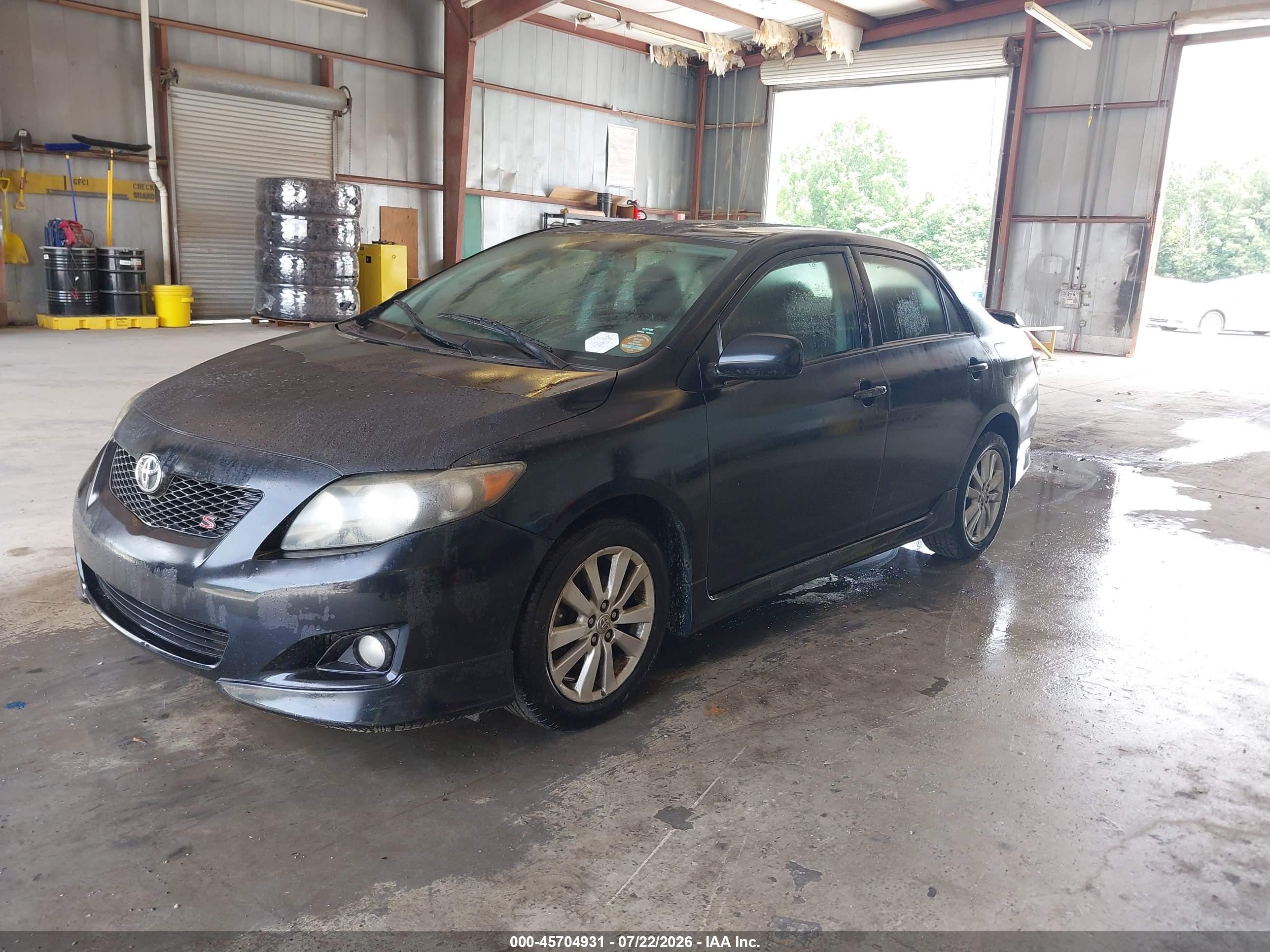 2009 Toyota Corolla S Black vin: 1NXBU40E69Z088036