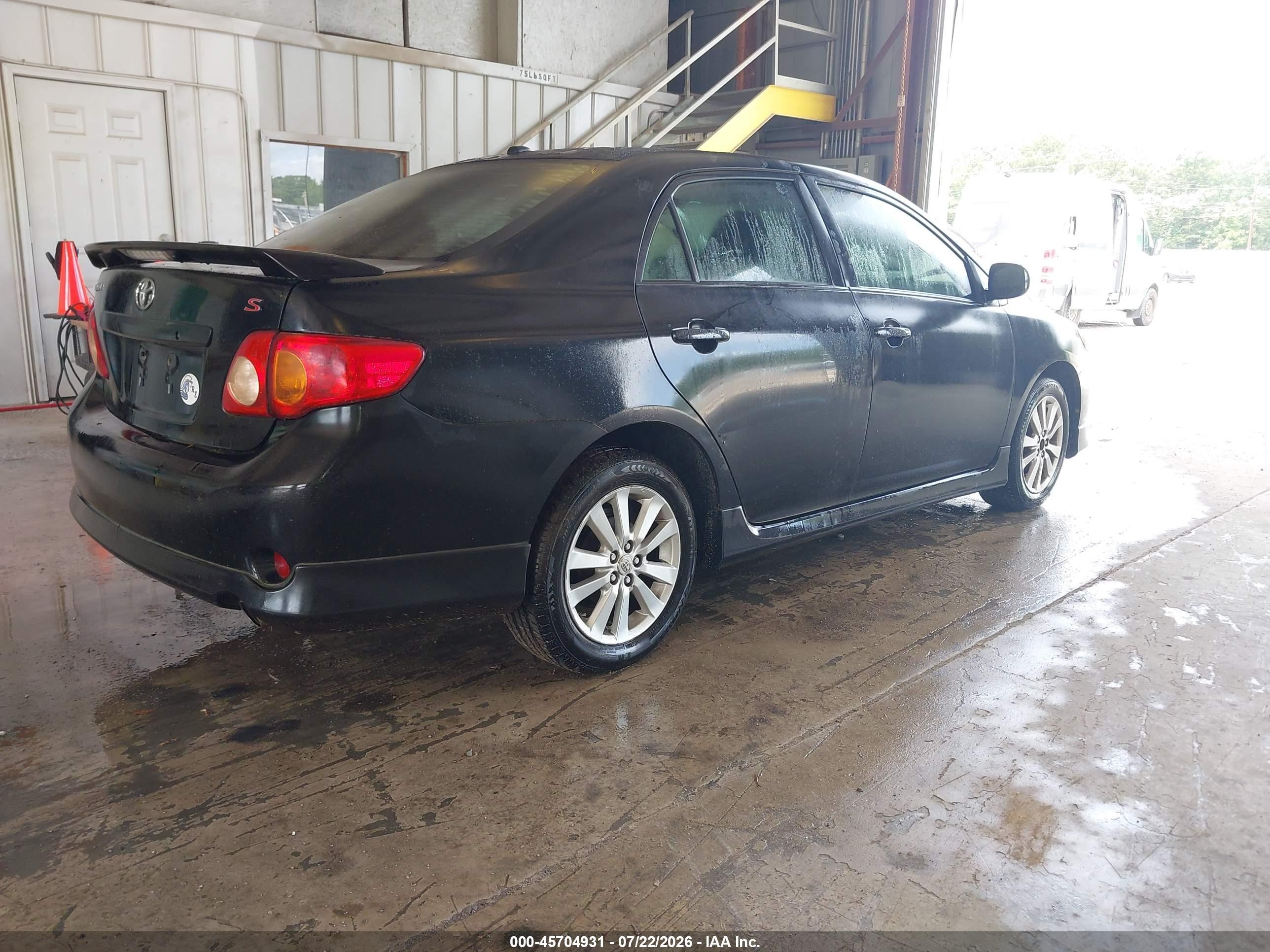 2009 Toyota Corolla S Black vin: 1NXBU40E69Z088036