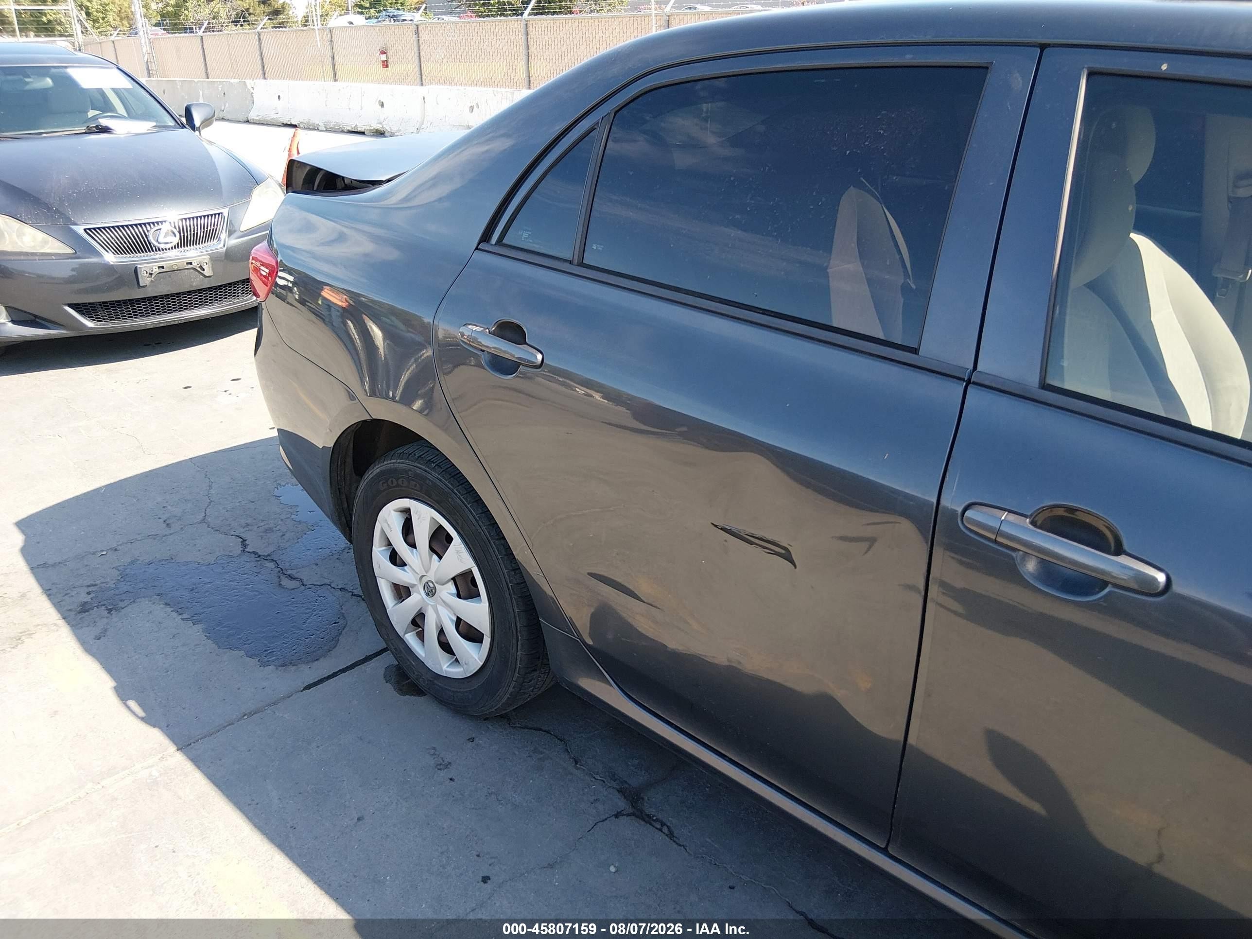 2009 Toyota Corolla Le Серый vin: 1NXBU40E69Z093236