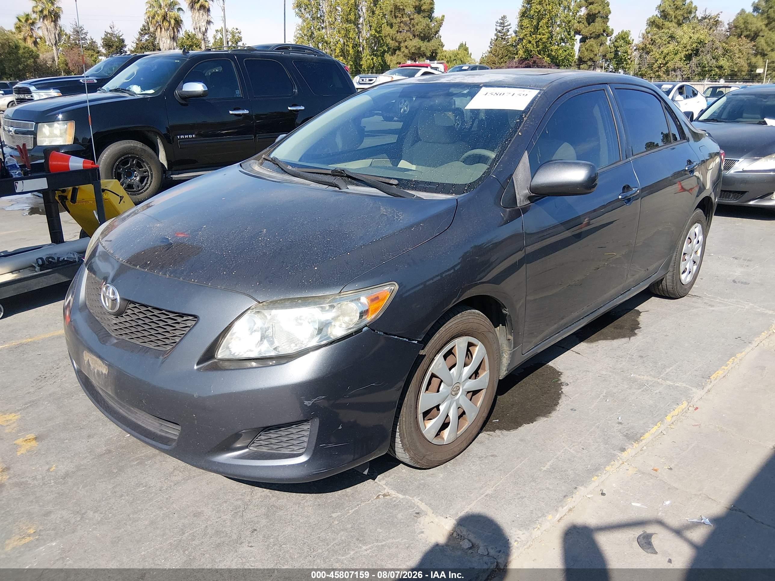 2009 Toyota Corolla Le Серый vin: 1NXBU40E69Z093236