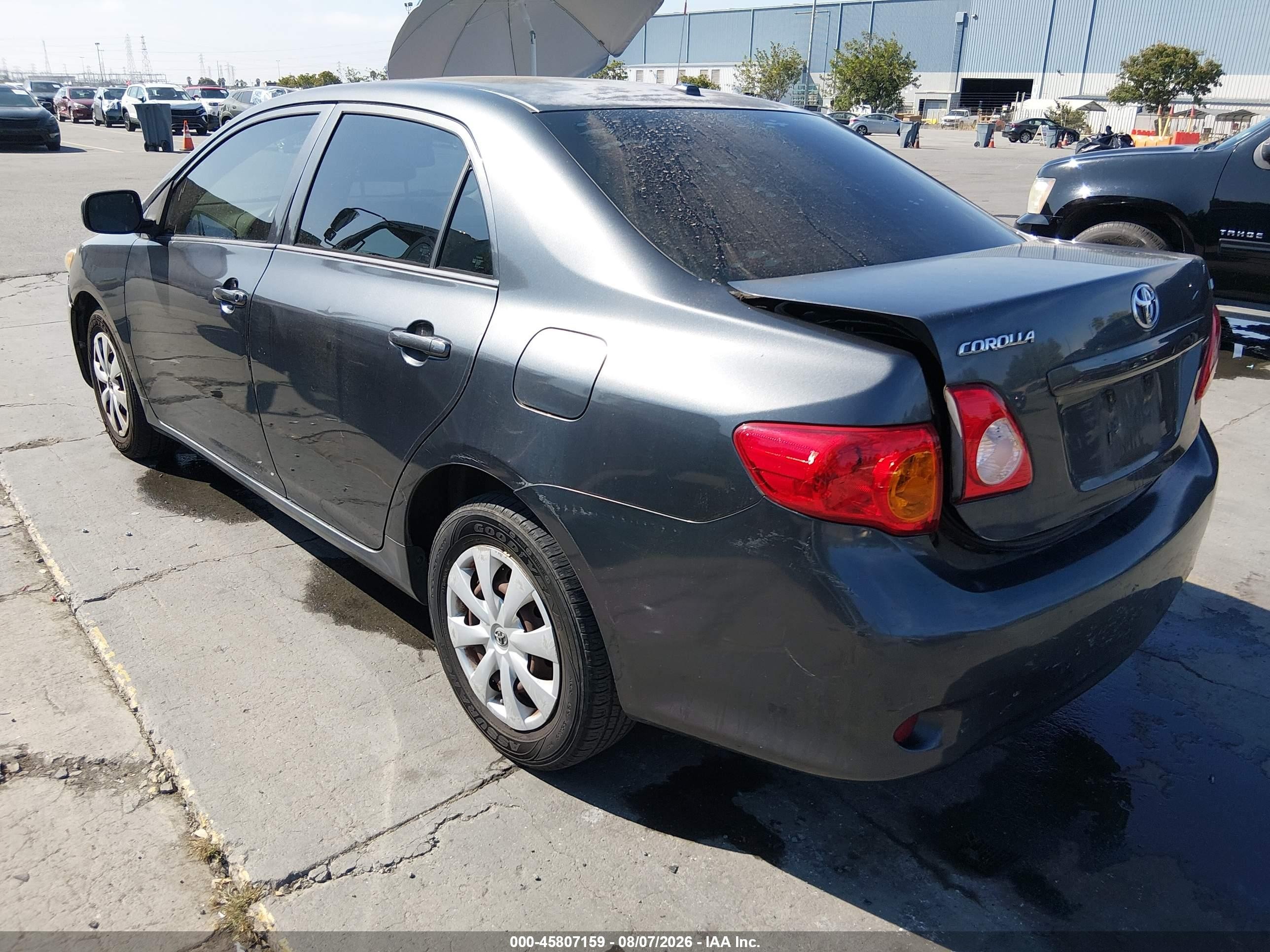 2009 Toyota Corolla Le Серый vin: 1NXBU40E69Z093236