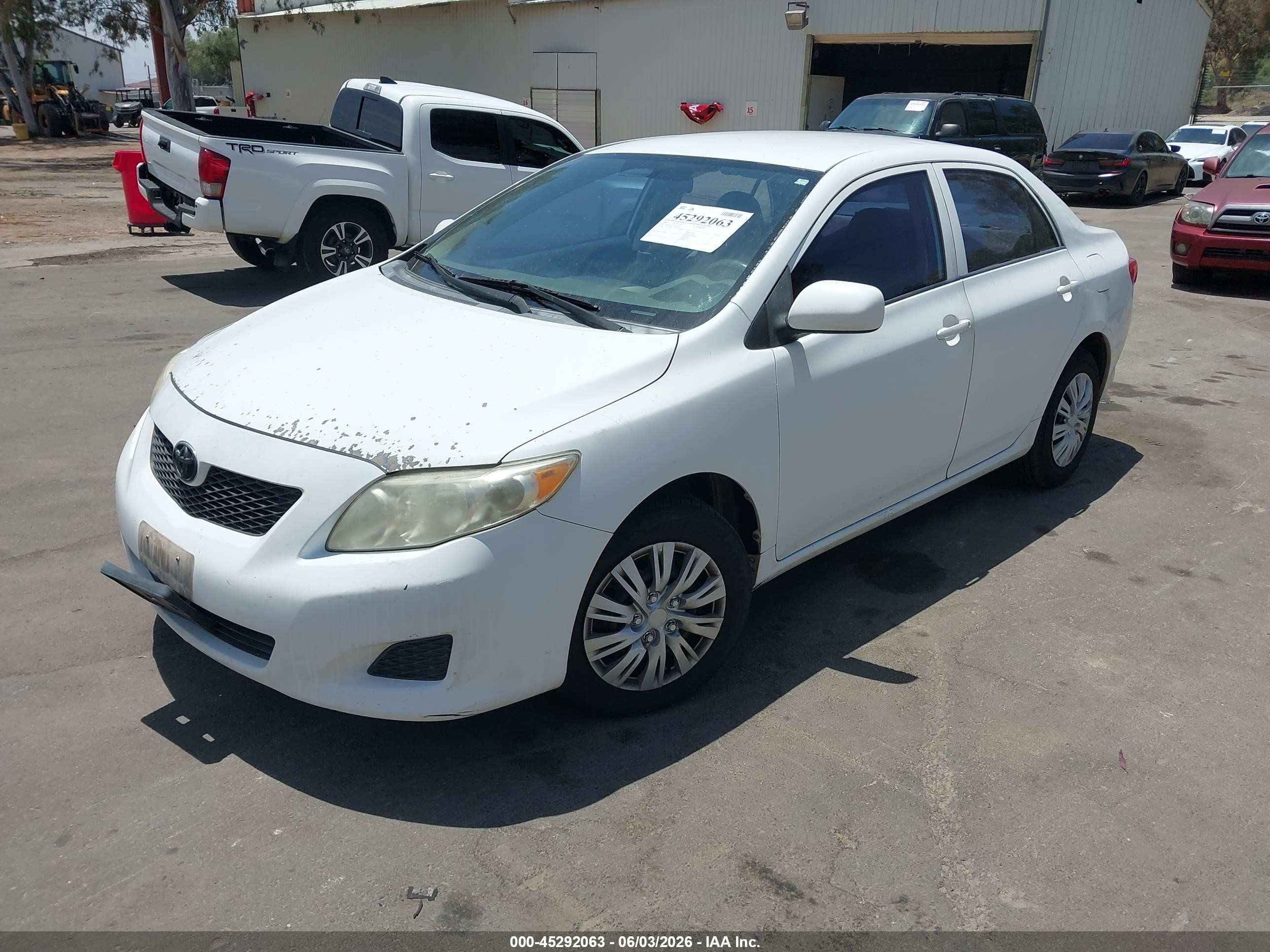 2009 Toyota Corolla Le Белый vin: 1NXBU40E69Z095150