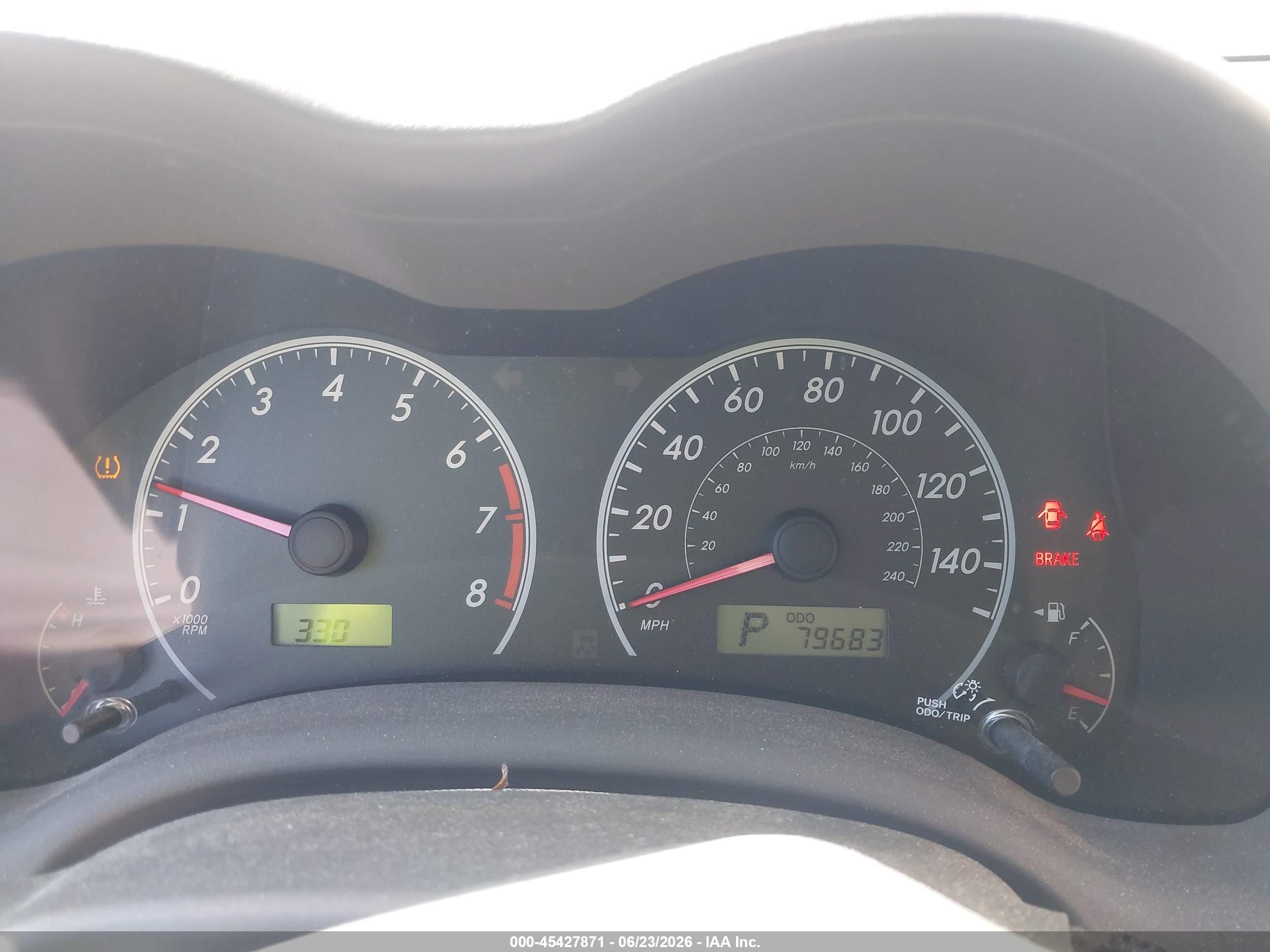 2009 Toyota Corolla Le Blue vin: 1NXBU40E69Z106535