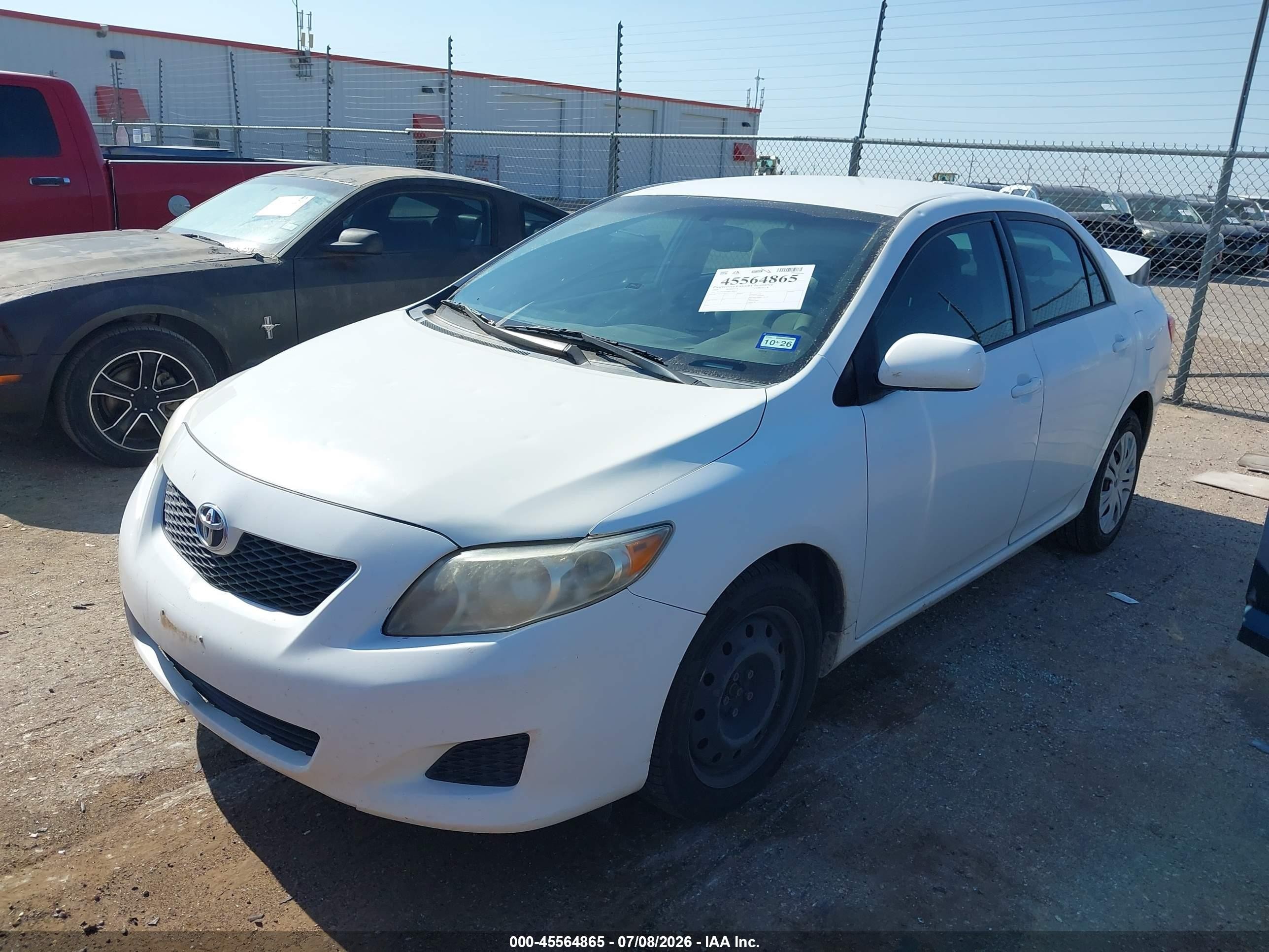 2009 Toyota Corolla Xle White vin: 1NXBU40E69Z109077