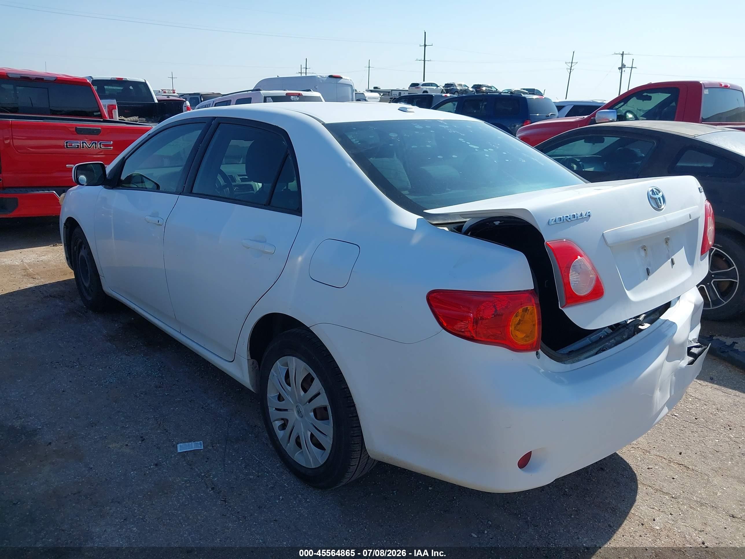 2009 Toyota Corolla Xle White vin: 1NXBU40E69Z109077