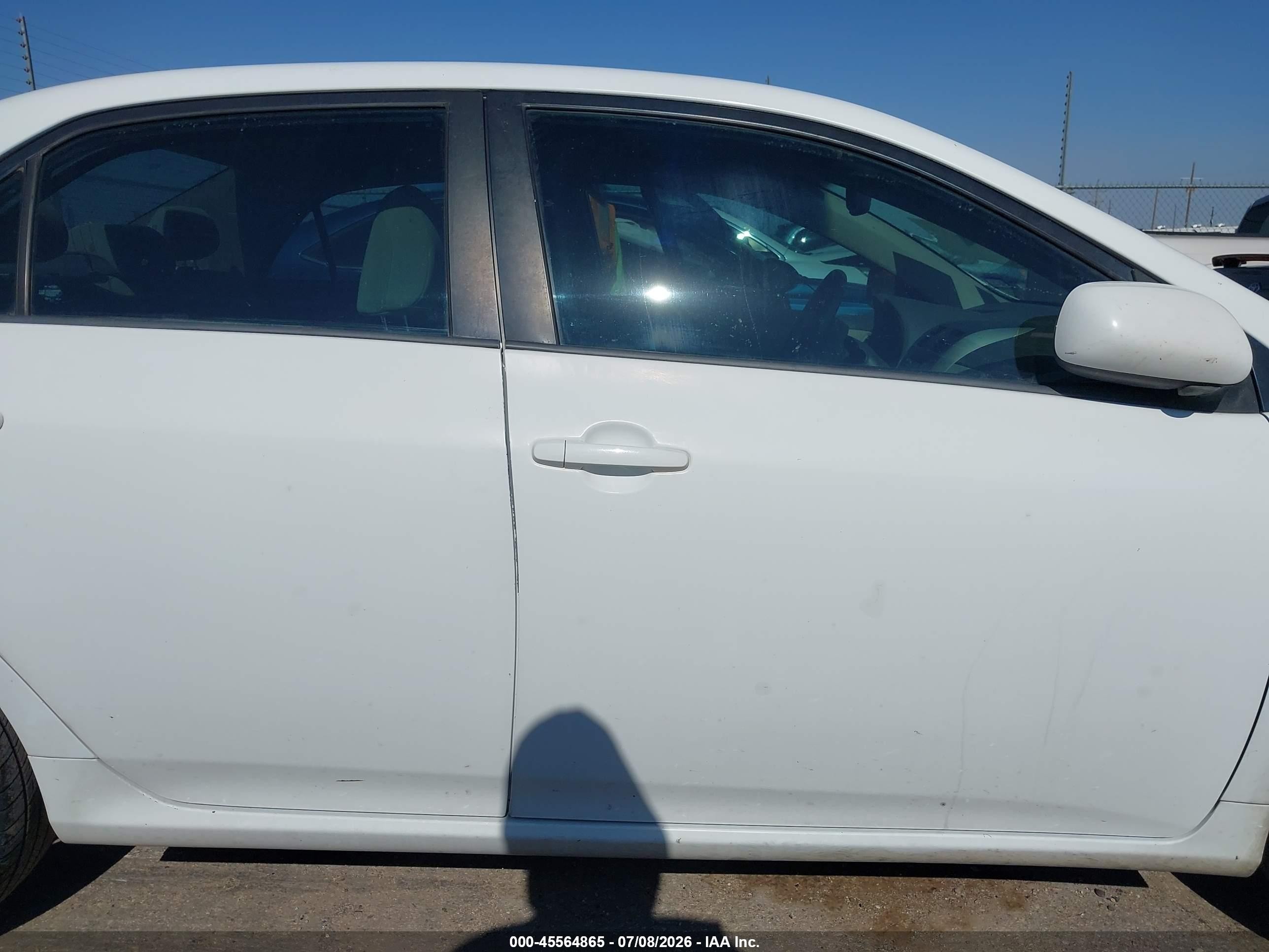 2009 Toyota Corolla Xle White vin: 1NXBU40E69Z109077