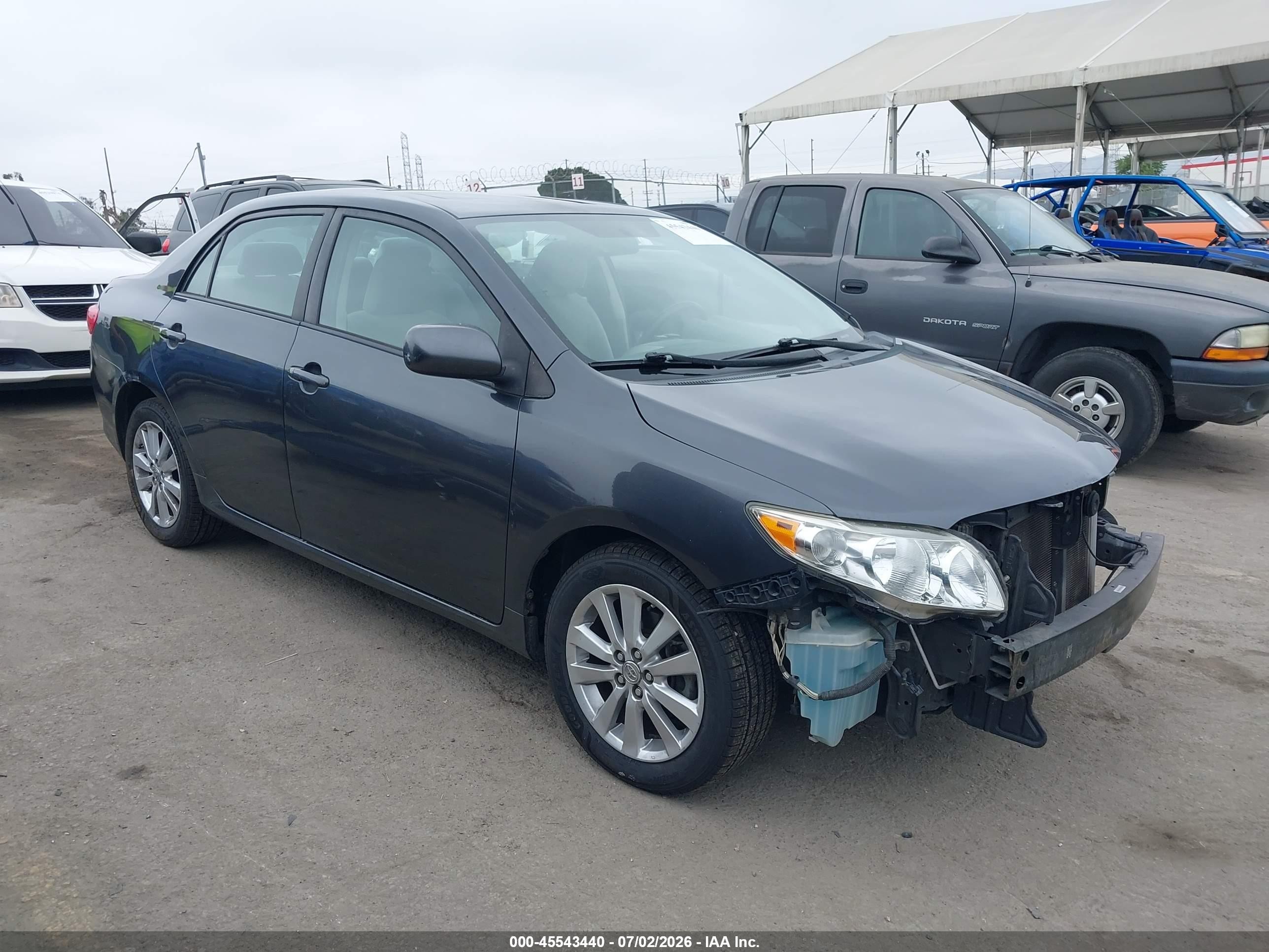 2009 Toyota Corolla Xle Gray vin: 1NXBU40E69Z110441