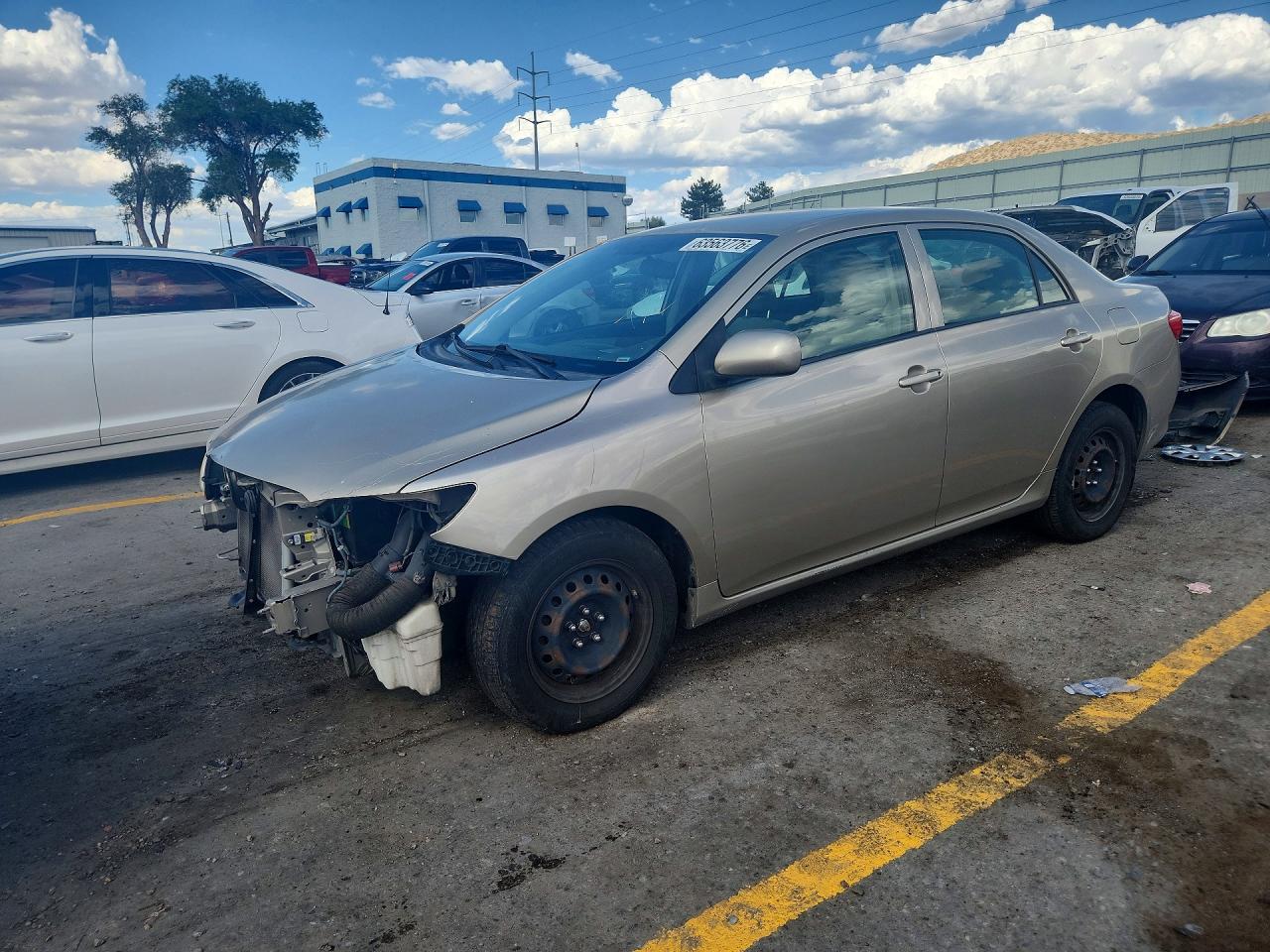 2009 Toyota Corolla Le Gold vin: 1NXBU40E69Z115185