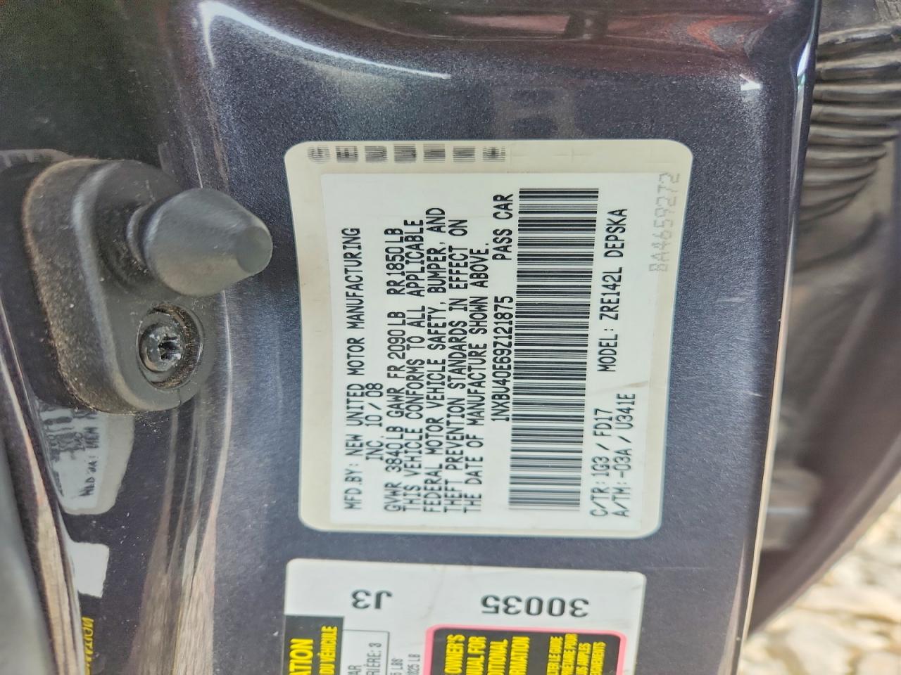 2009 Toyota Corolla S Gray vin: 1NXBU40E69Z121875