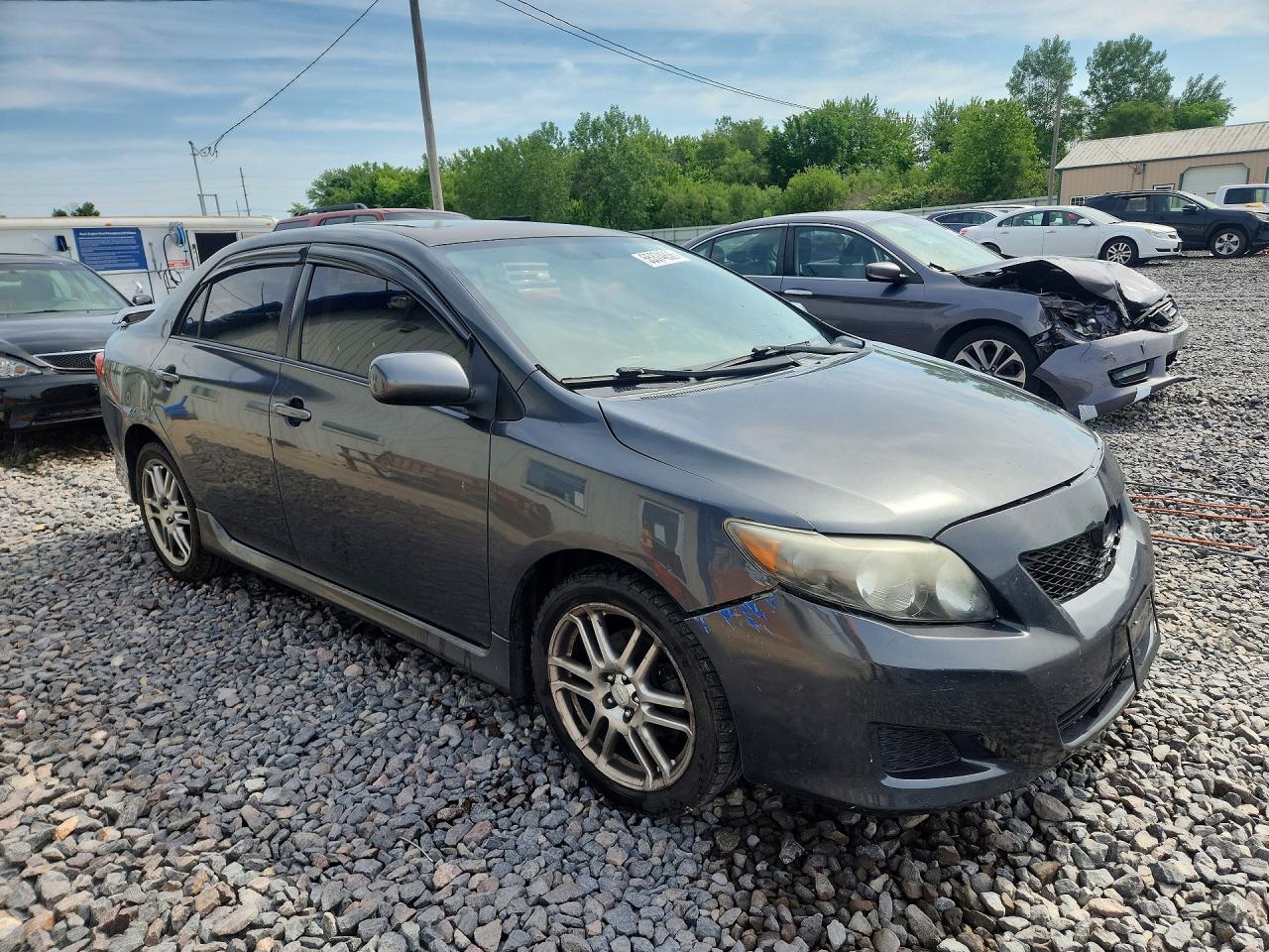 2009 Toyota Corolla S Gray vin: 1NXBU40E69Z121875