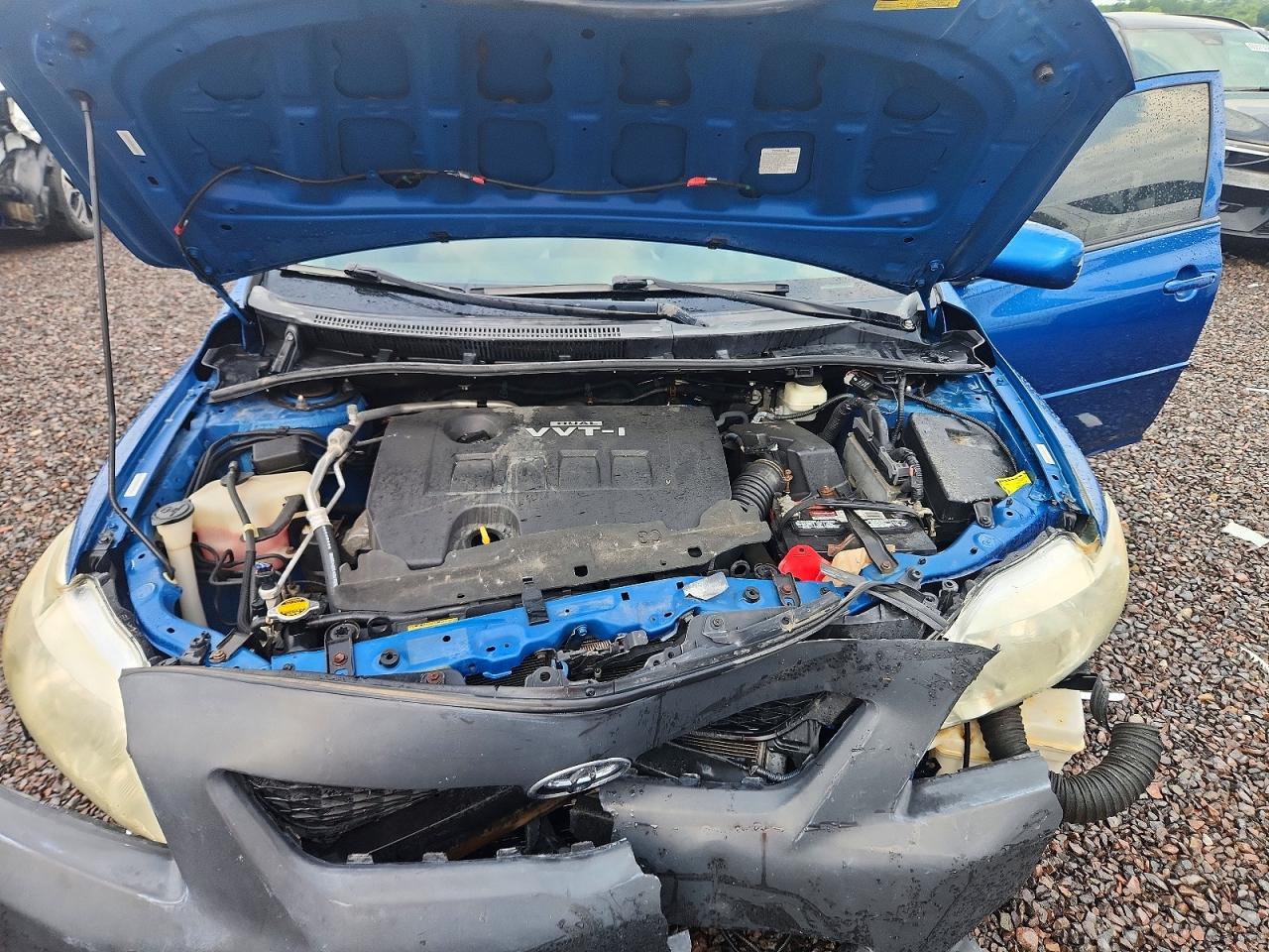 2009 Toyota Corolla Blue vin: 1NXBU40E69Z122802