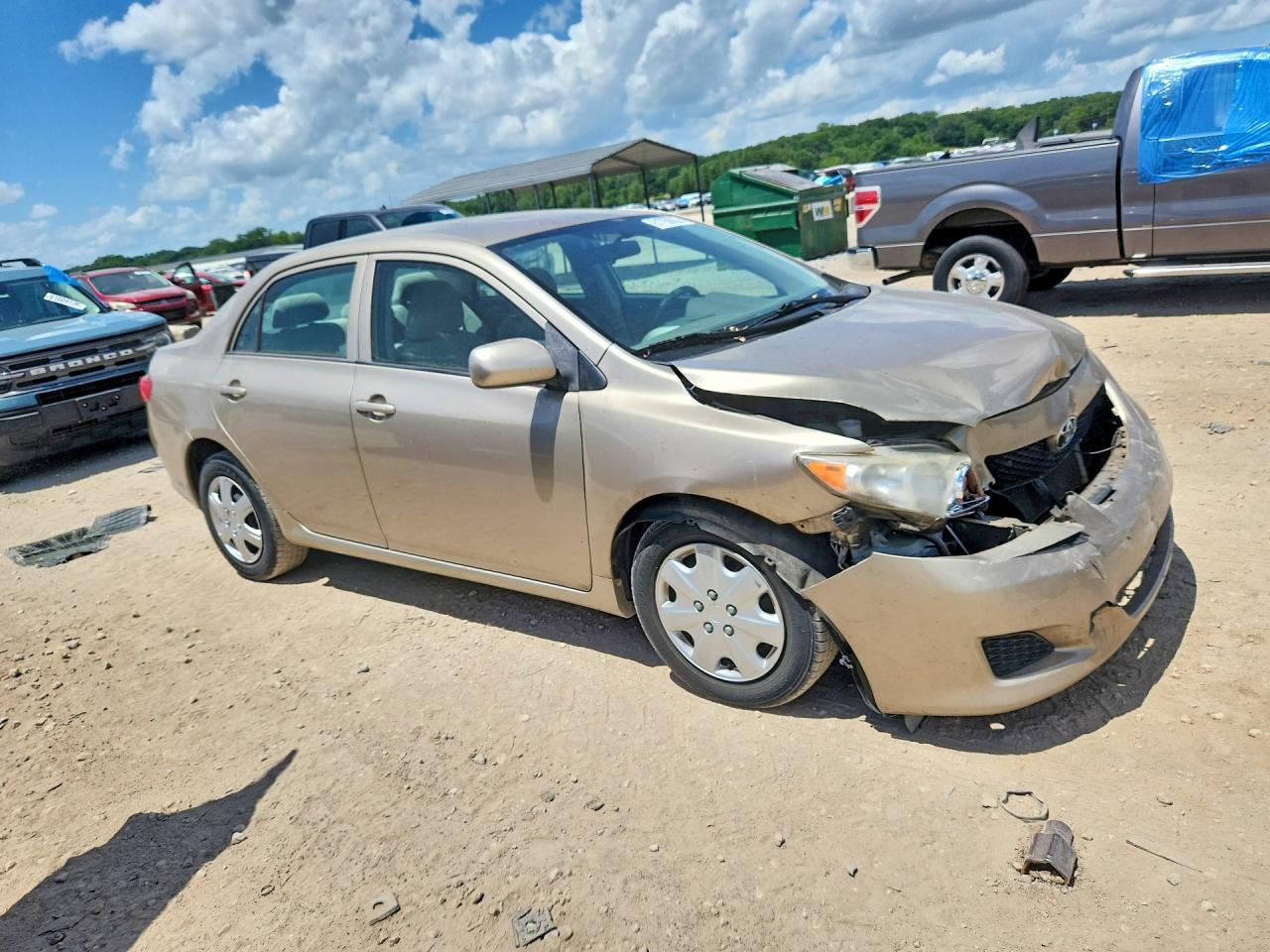 2009 Toyota Corolla Le Tan vin: 1NXBU40E69Z130236