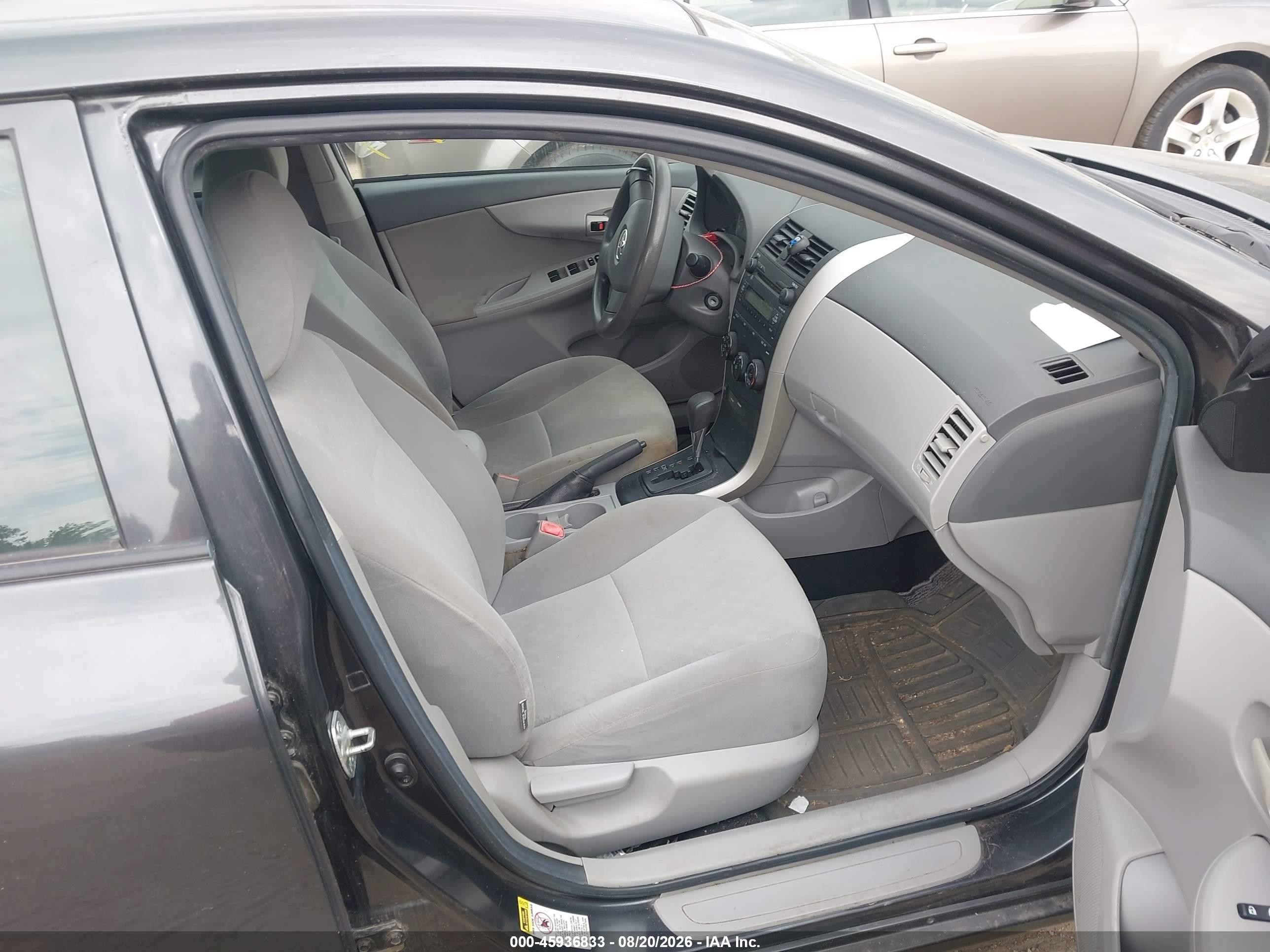 2009 Toyota Corolla Le Gray vin: 1NXBU40E69Z146226
