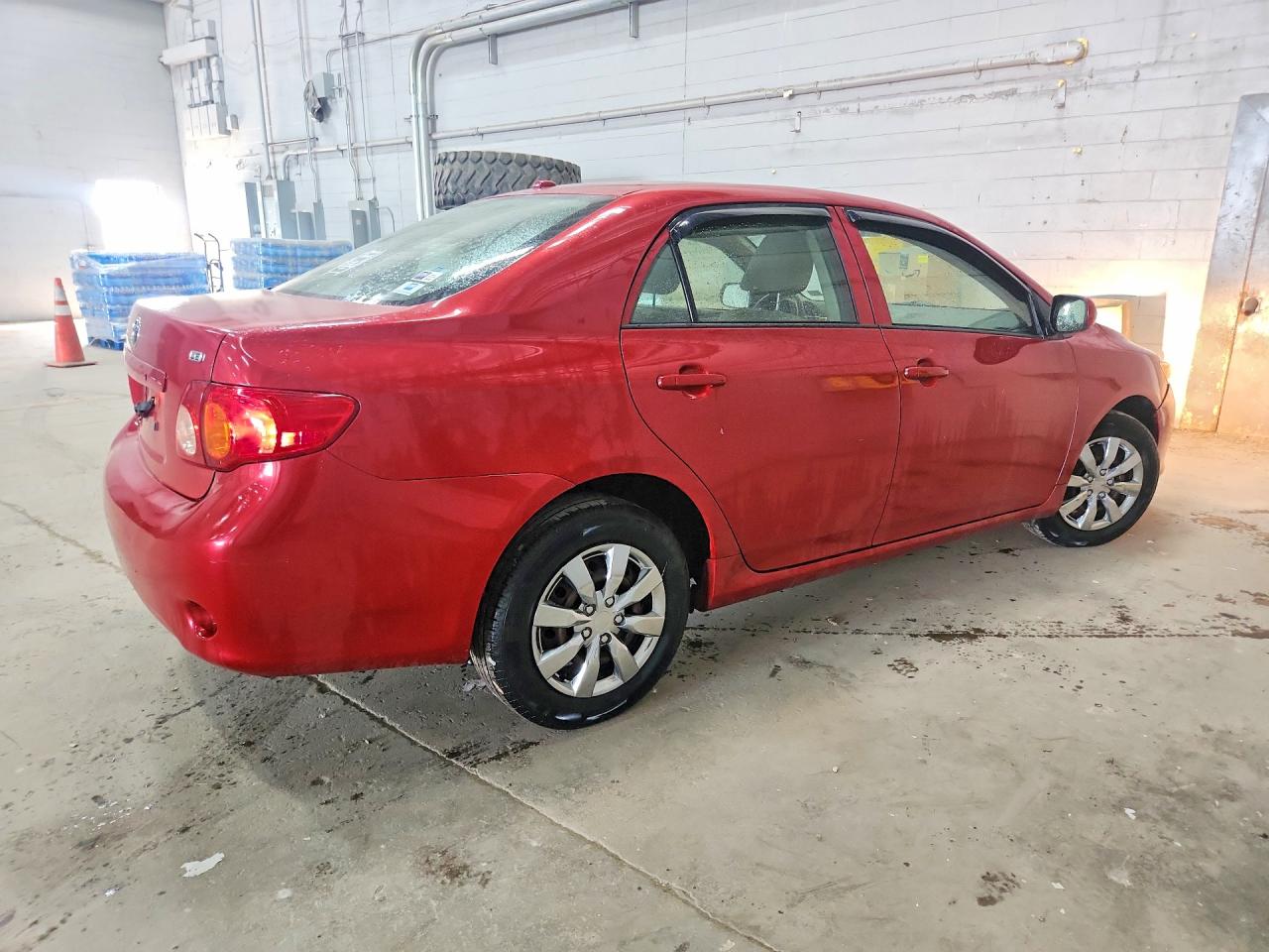 2009 Toyota Corolla Le Red vin: 1NXBU40E69Z151796