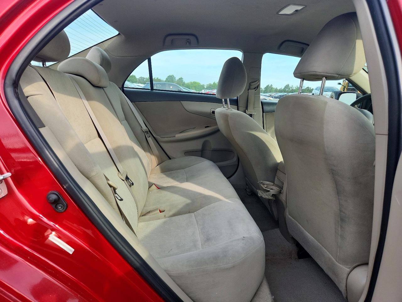 2009 Toyota Corolla Le Red vin: 1NXBU40E69Z151796