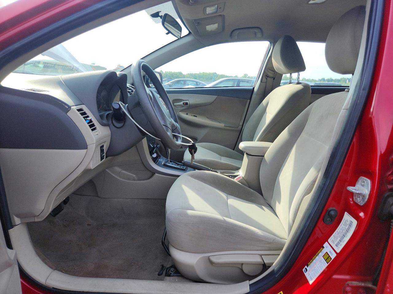 2009 Toyota Corolla Le Red vin: 1NXBU40E69Z151796