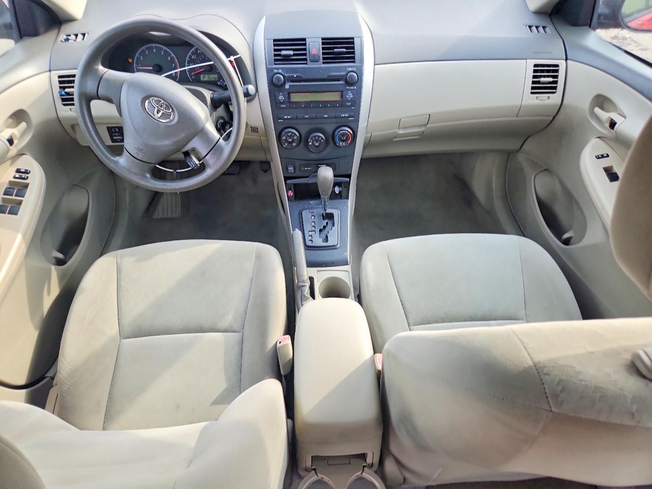 2009 Toyota Corolla Le Red vin: 1NXBU40E69Z151796