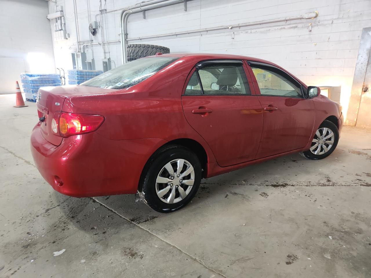 2009 Toyota Corolla Le Red vin: 1NXBU40E69Z151796 Damage: Right Rear Door, Multiple Scratches Heavy, 3