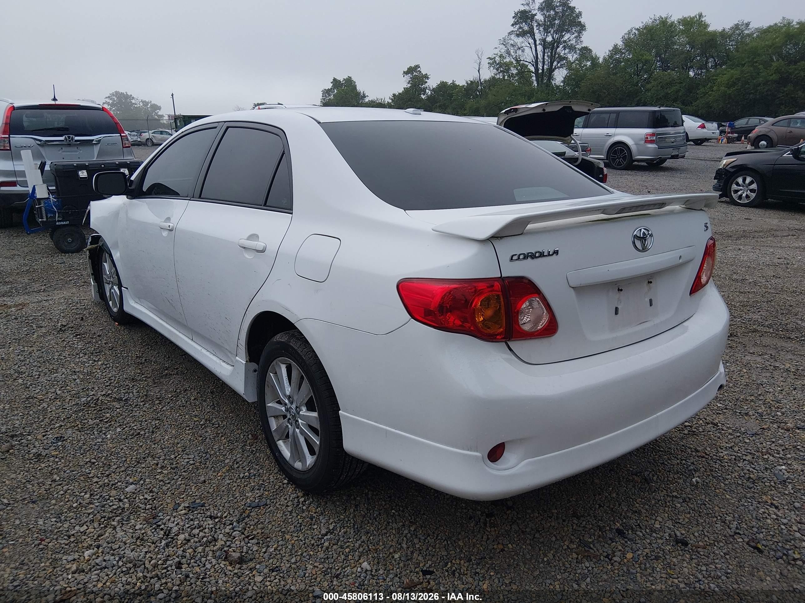 2009 Toyota Corolla S White vin: 1NXBU40E69Z155539