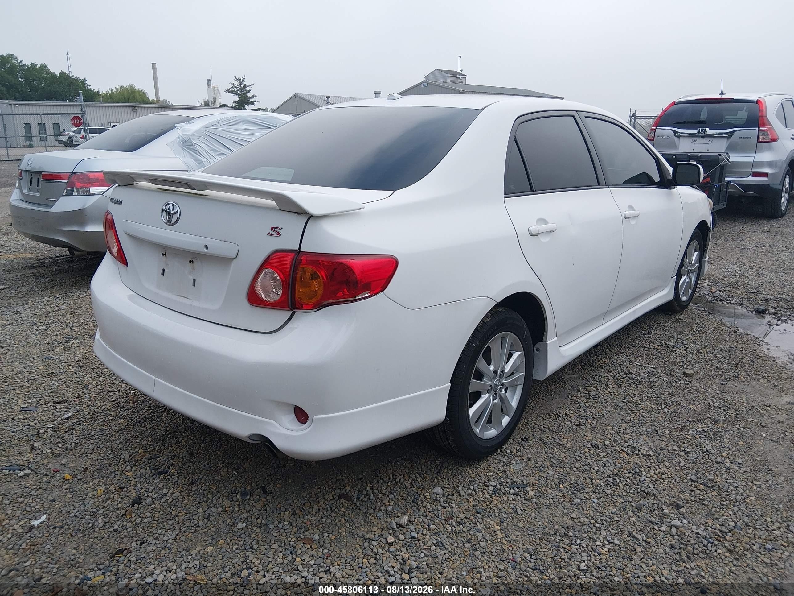 2009 Toyota Corolla S White vin: 1NXBU40E69Z155539