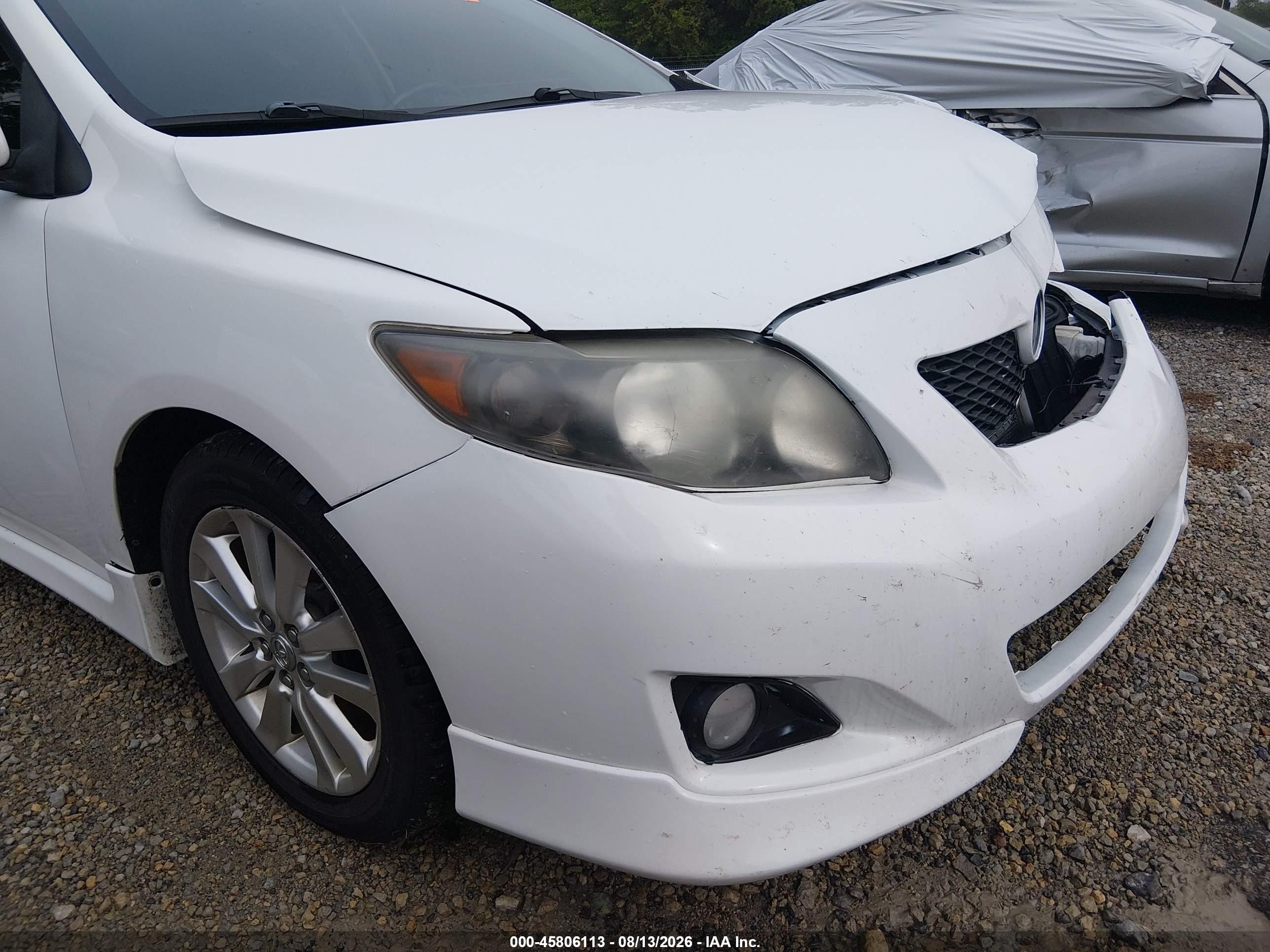 2009 Toyota Corolla S White vin: 1NXBU40E69Z155539