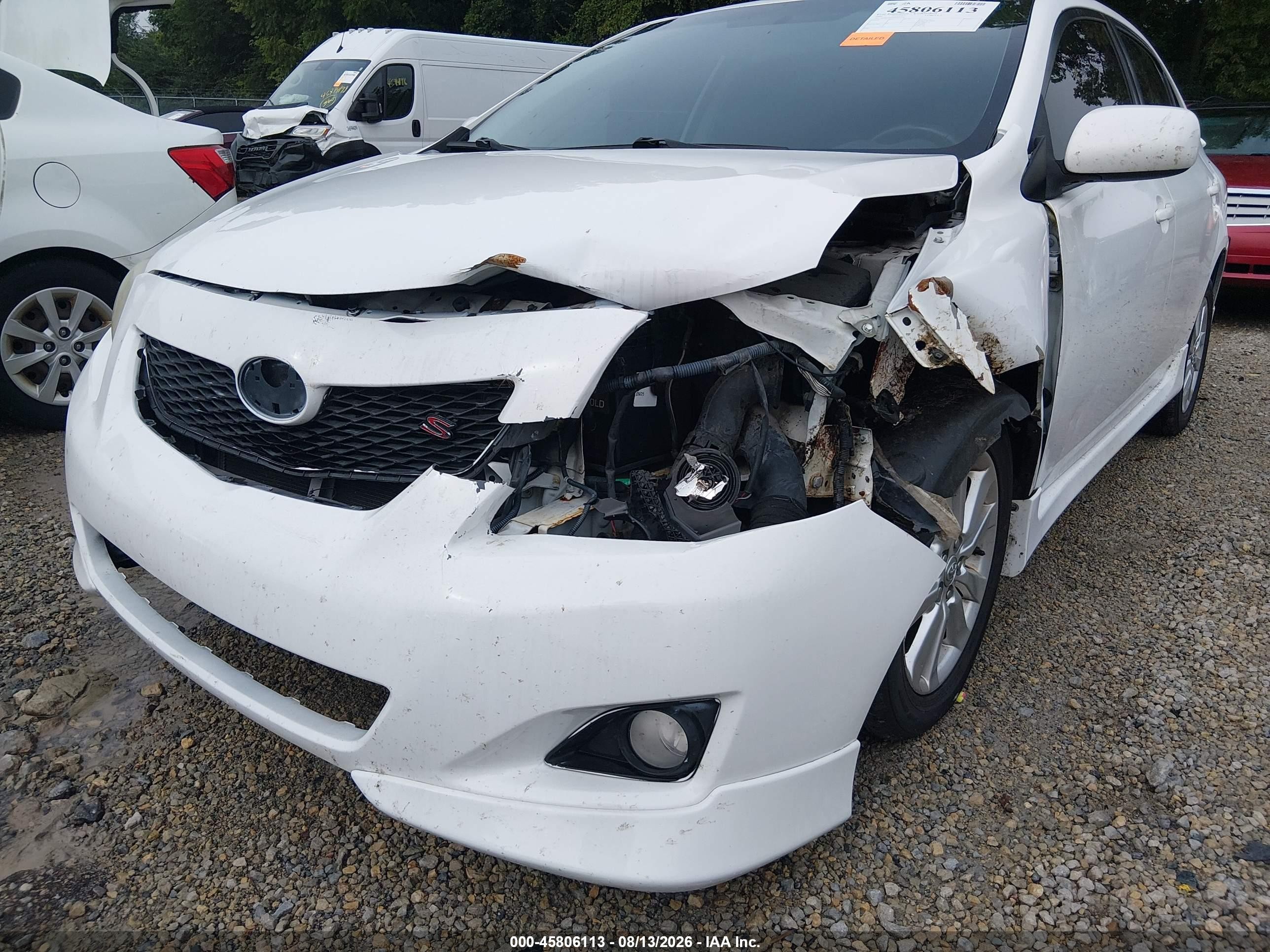 2009 Toyota Corolla S White vin: 1NXBU40E69Z155539